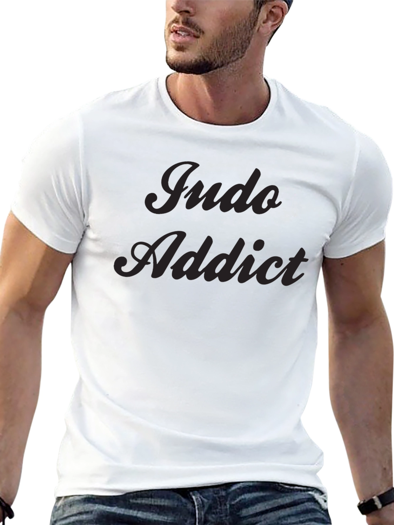 Judo Addict Black T-Shirt Mens Fashion Tee