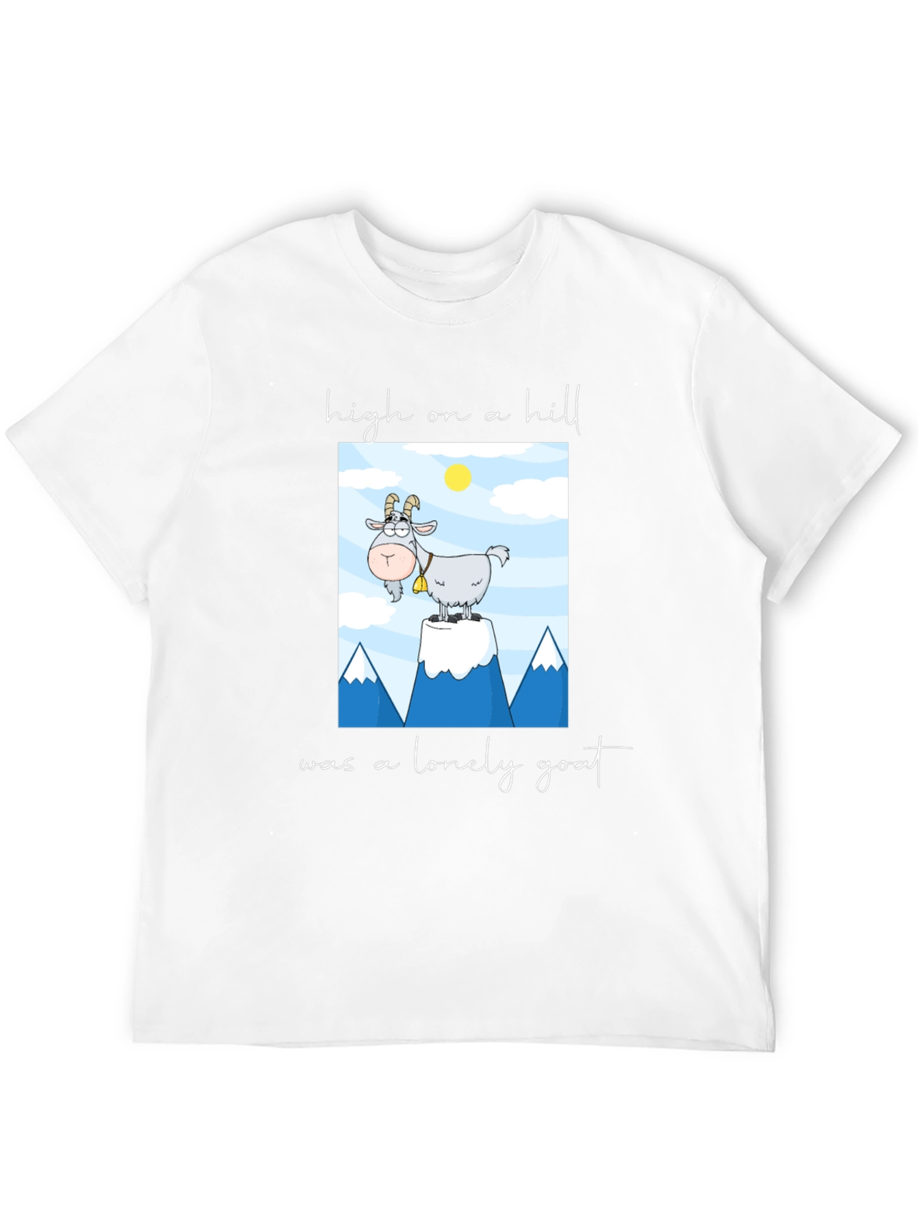 High on a Hill Lonely Goat Graphic Tee