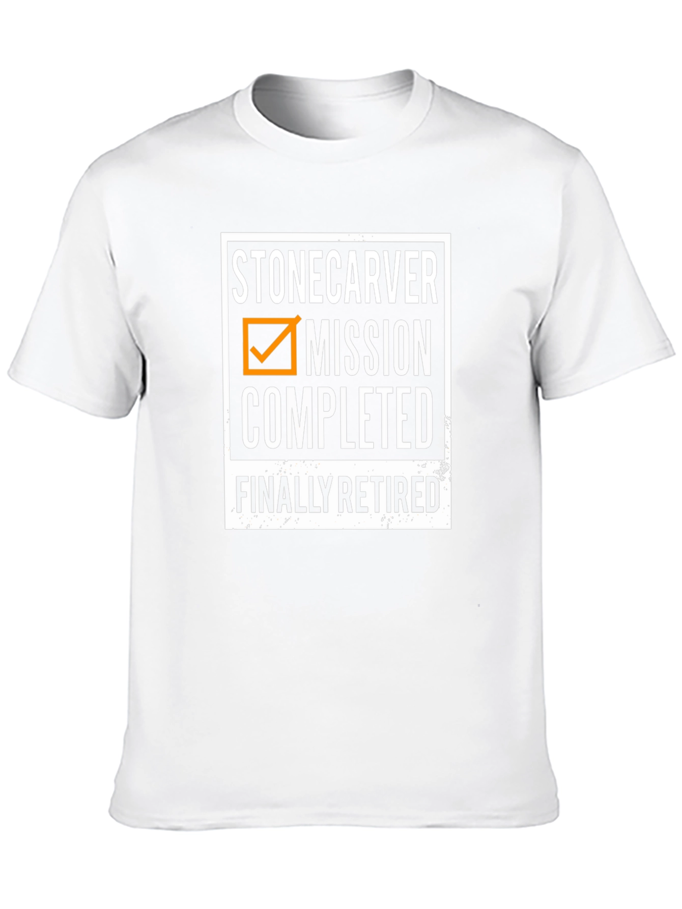 Stone Carver Mission Completed Retired T-Shirt