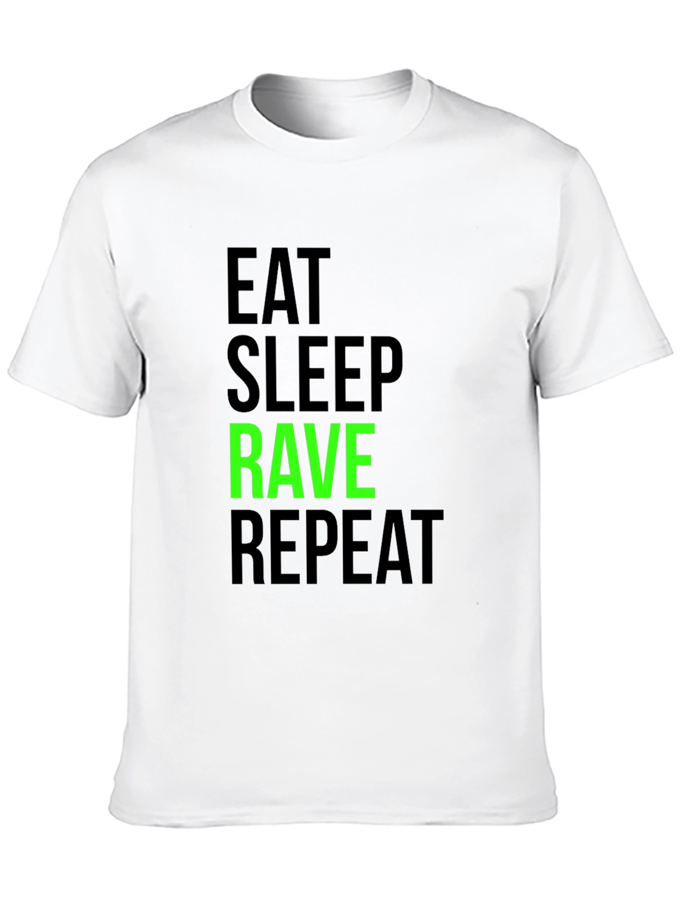 Eat Sleep Rave Repeat Graphic Tee