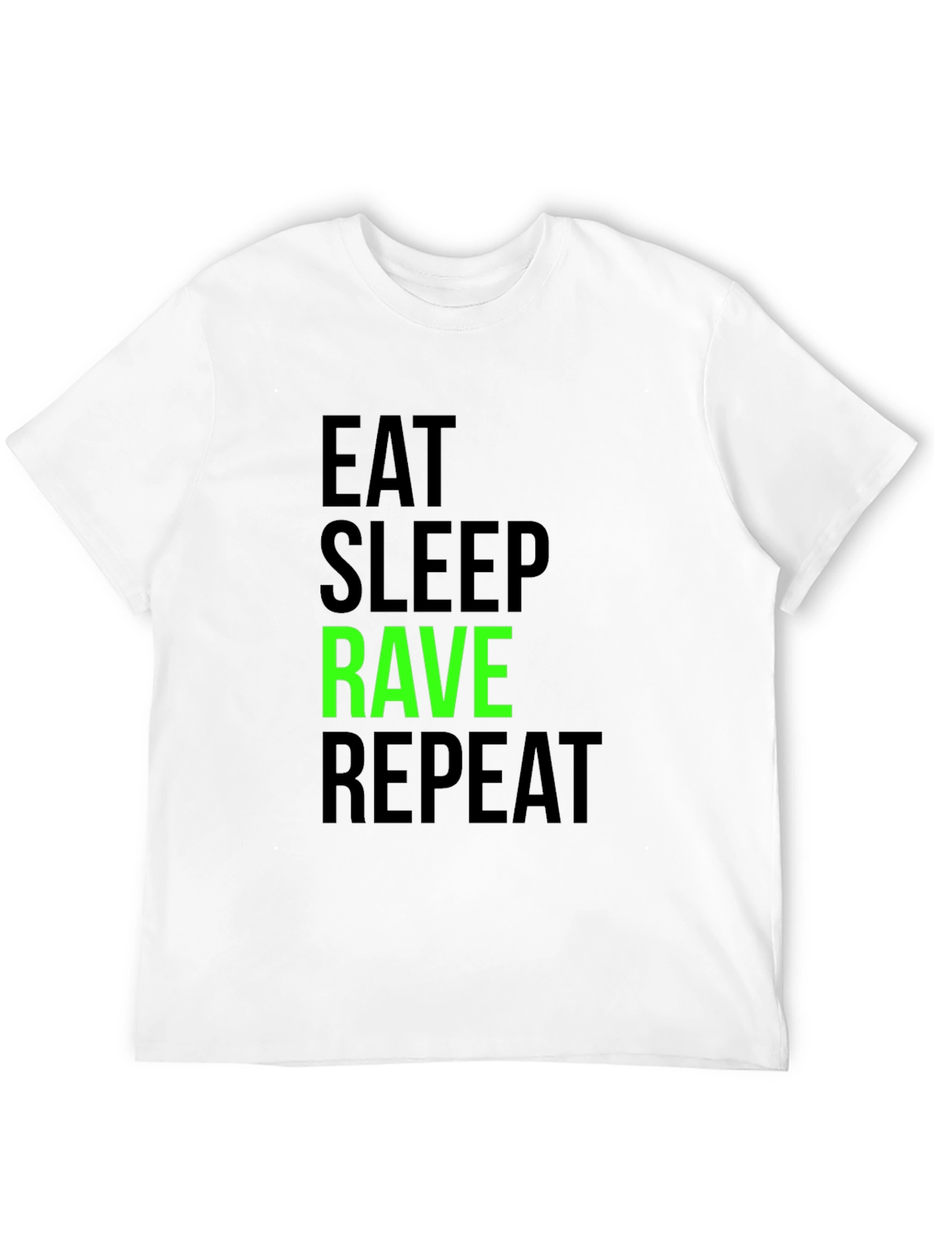 Eat Sleep Rave Repeat Graphic Tee