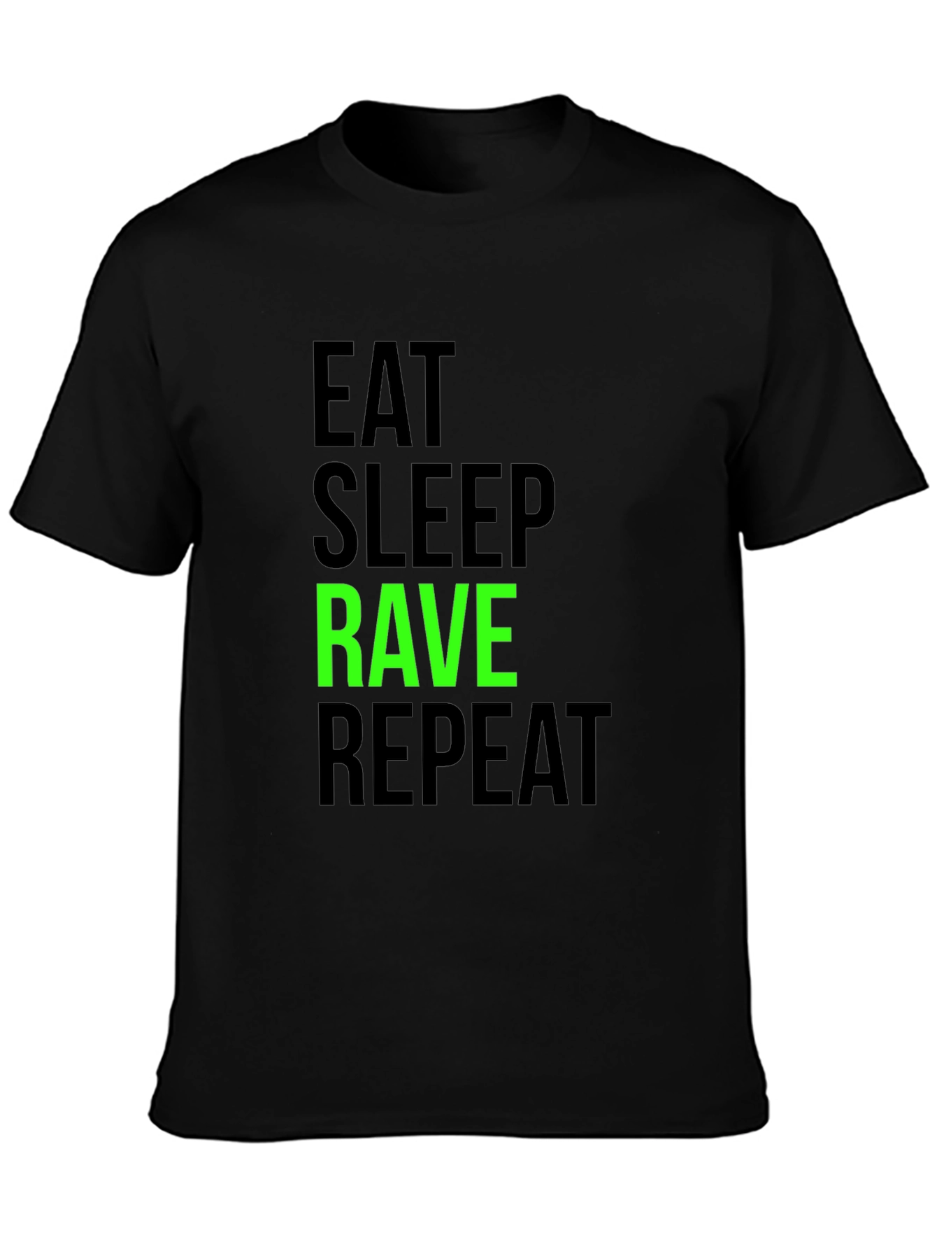 Eat Sleep Rave Repeat Graphic Tee