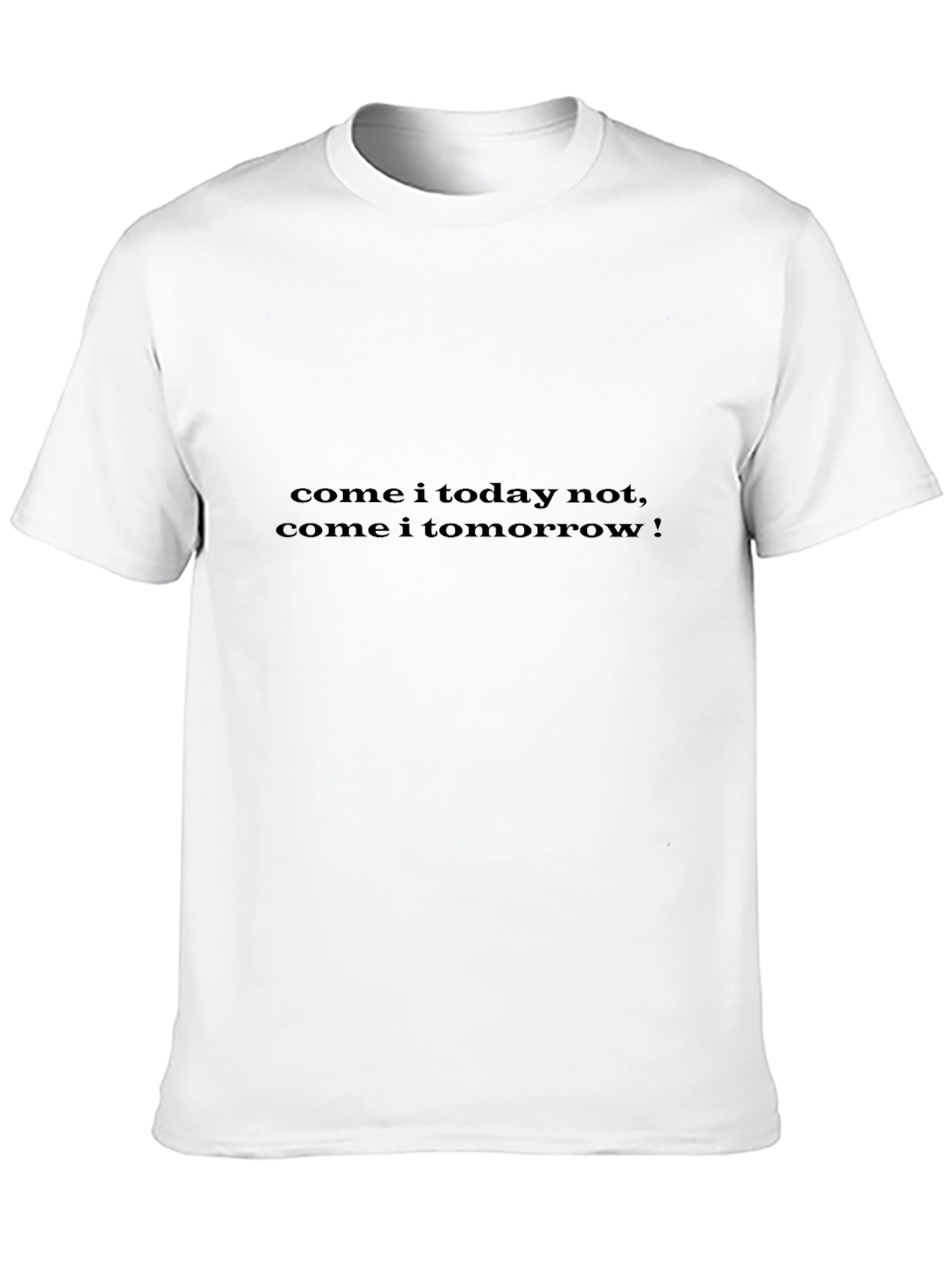 Come Tomorrow Tee - Black Graphic T-Shirt
