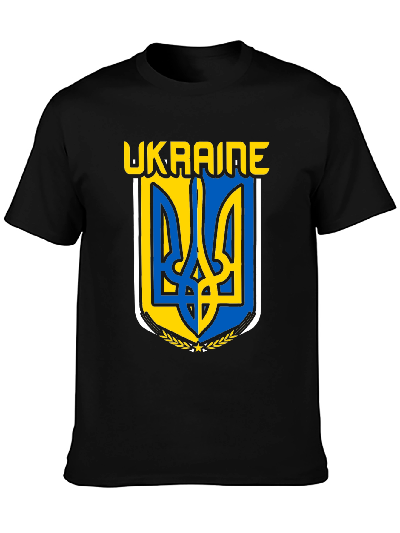 Ukraine Emblem Black T-Shirt
