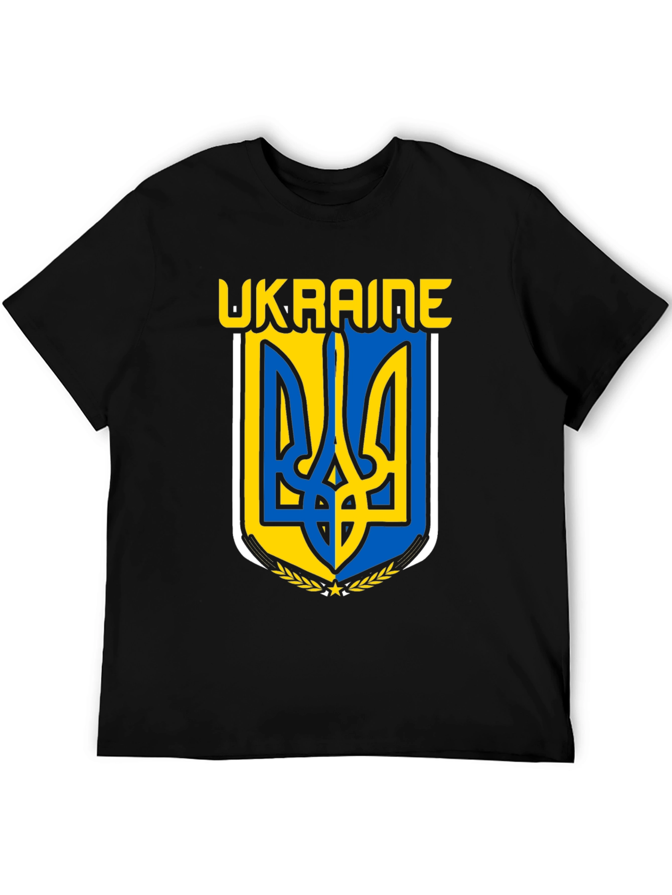 Ukraine Emblem Black T-Shirt