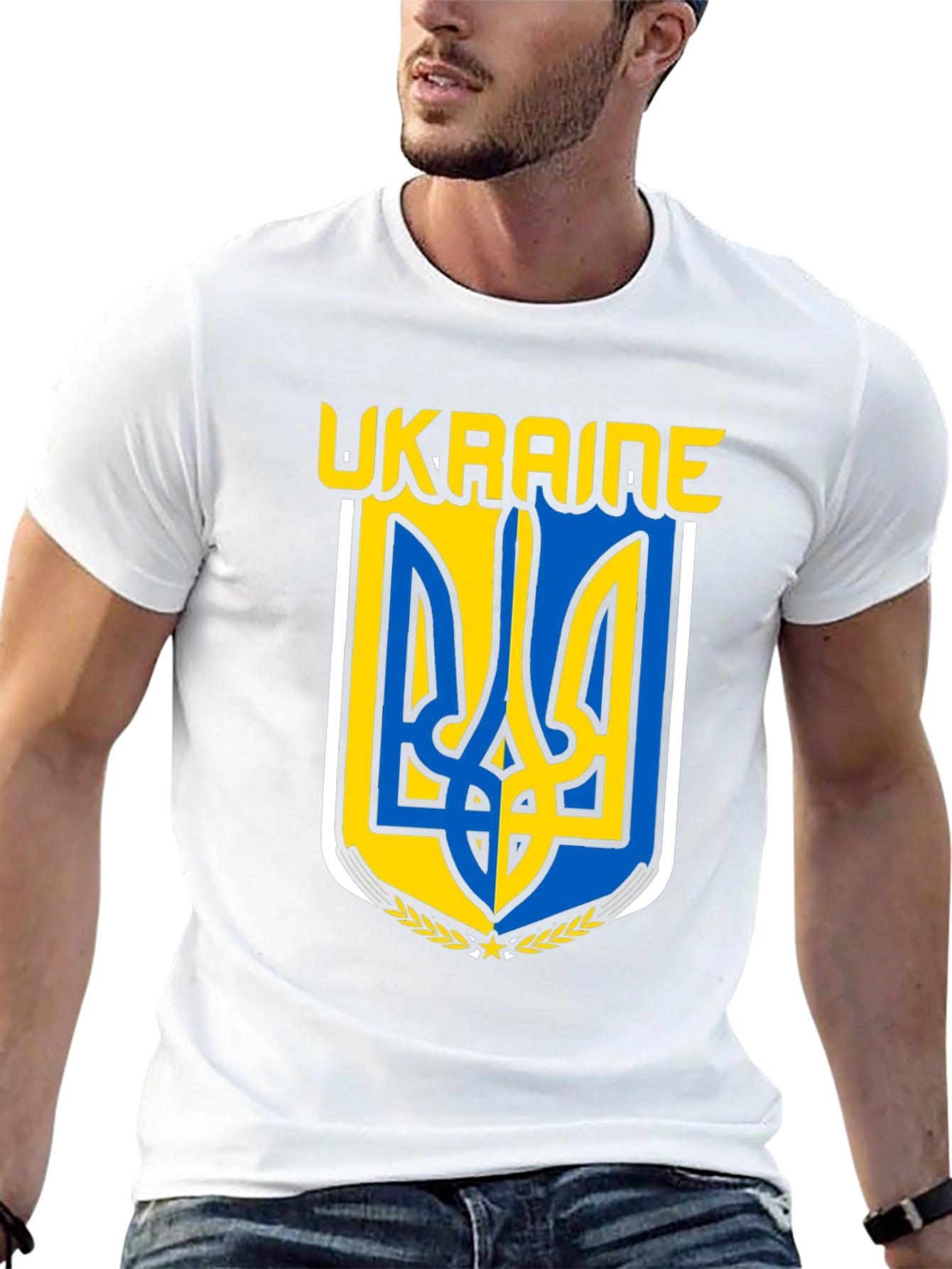 Ukraine Emblem Black T-Shirt
