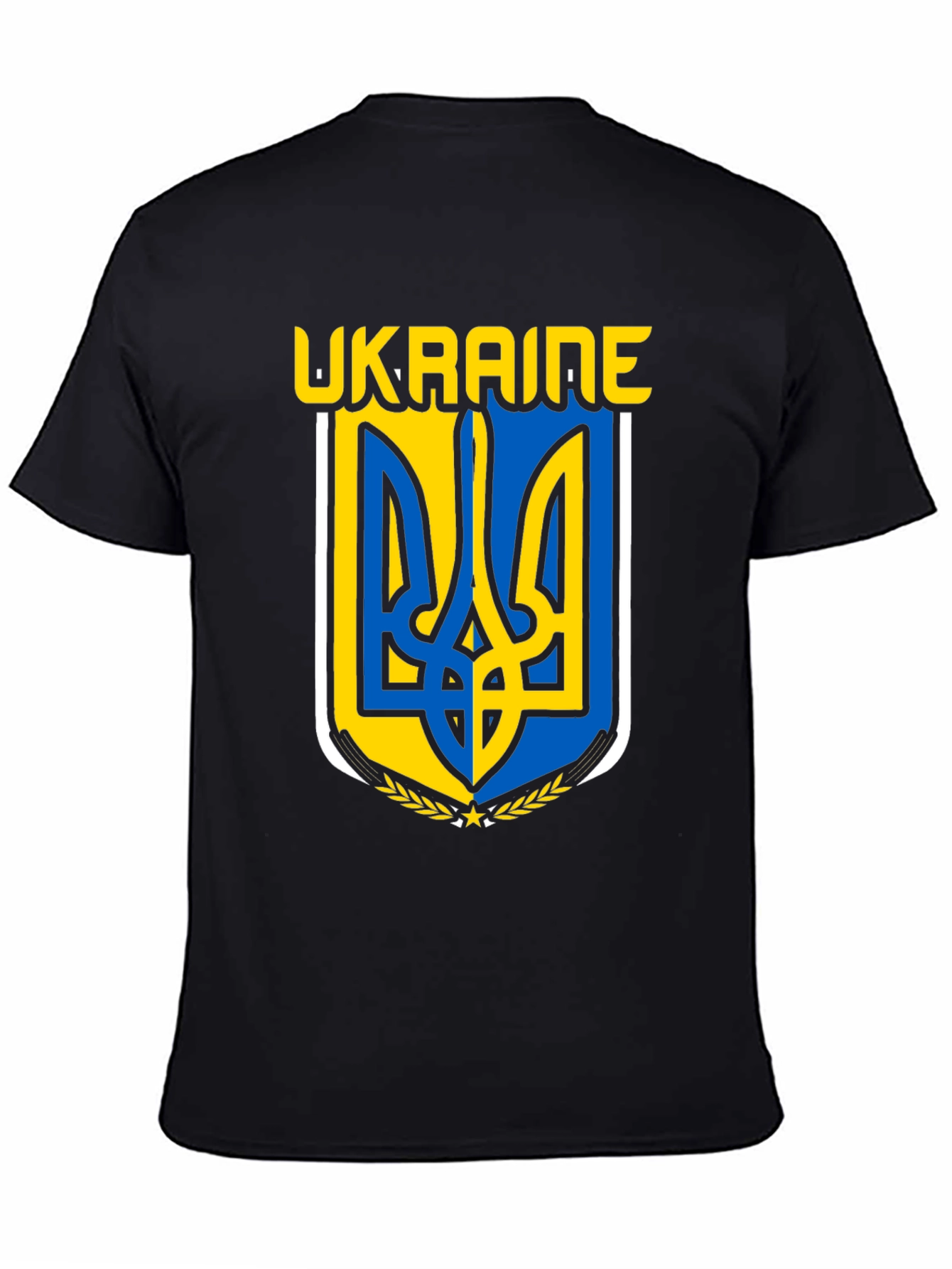 Ukraine Emblem Black T-Shirt
