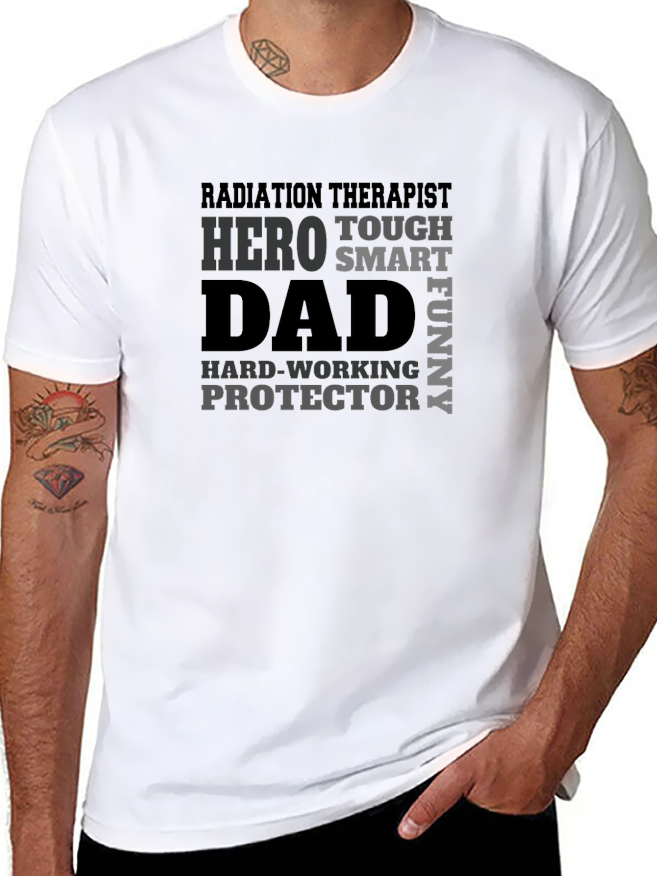 Radiation Therapist Dad Hero T-Shirt
