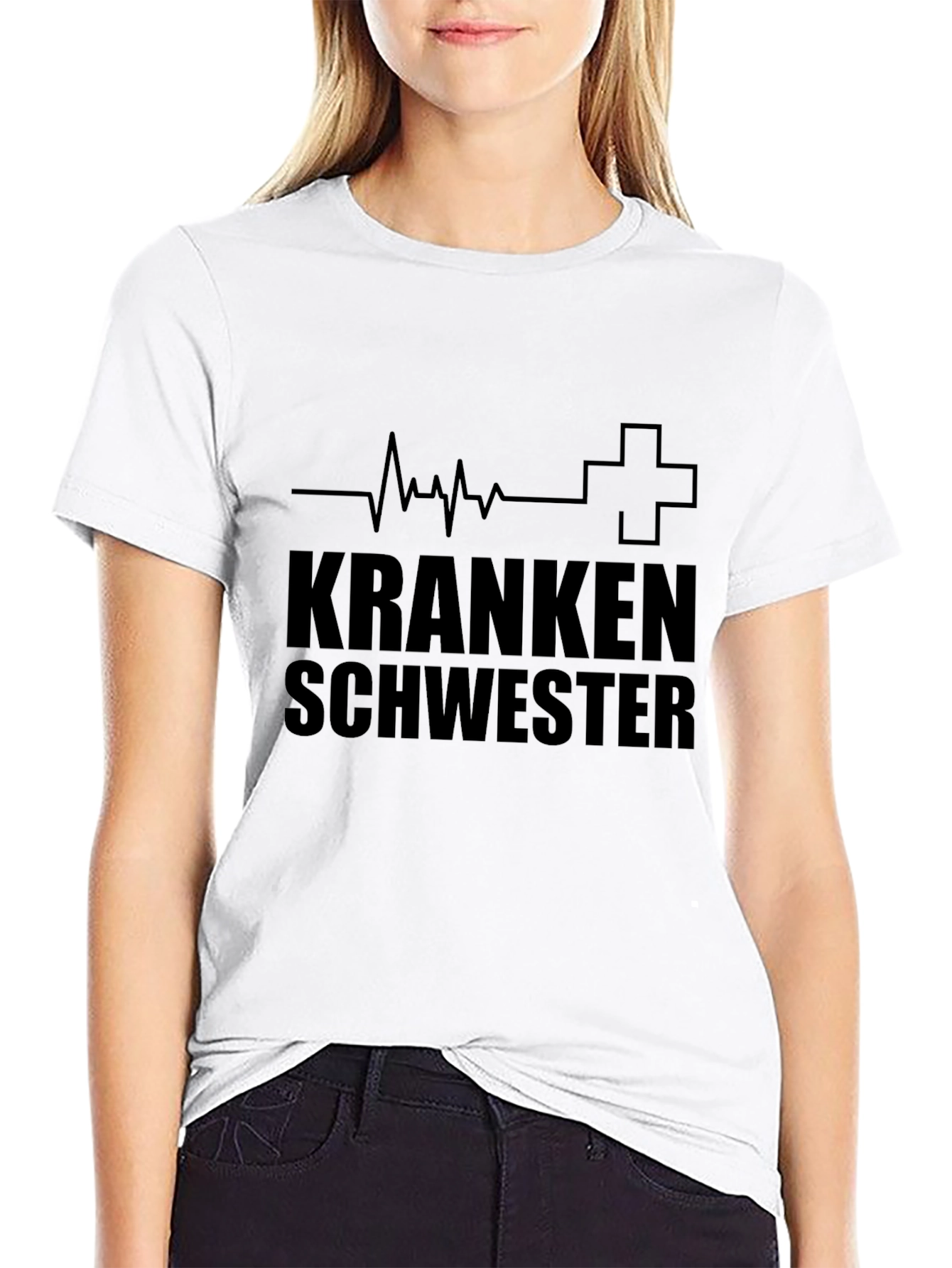 Krankenschwester Nurse T-Shirt - Black