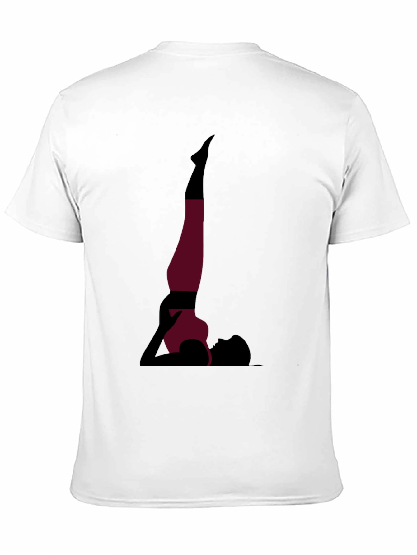 Yoga Pose Graphic Tee - Black