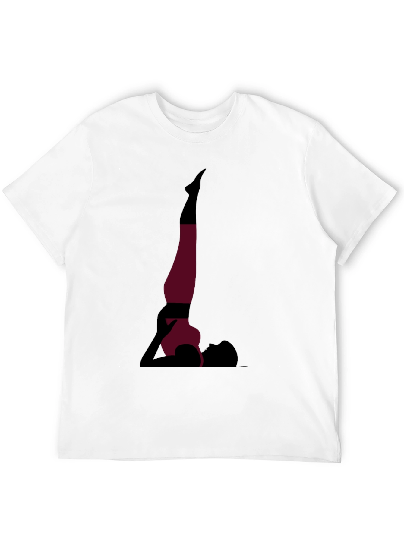 Yoga Pose Graphic Tee - Black