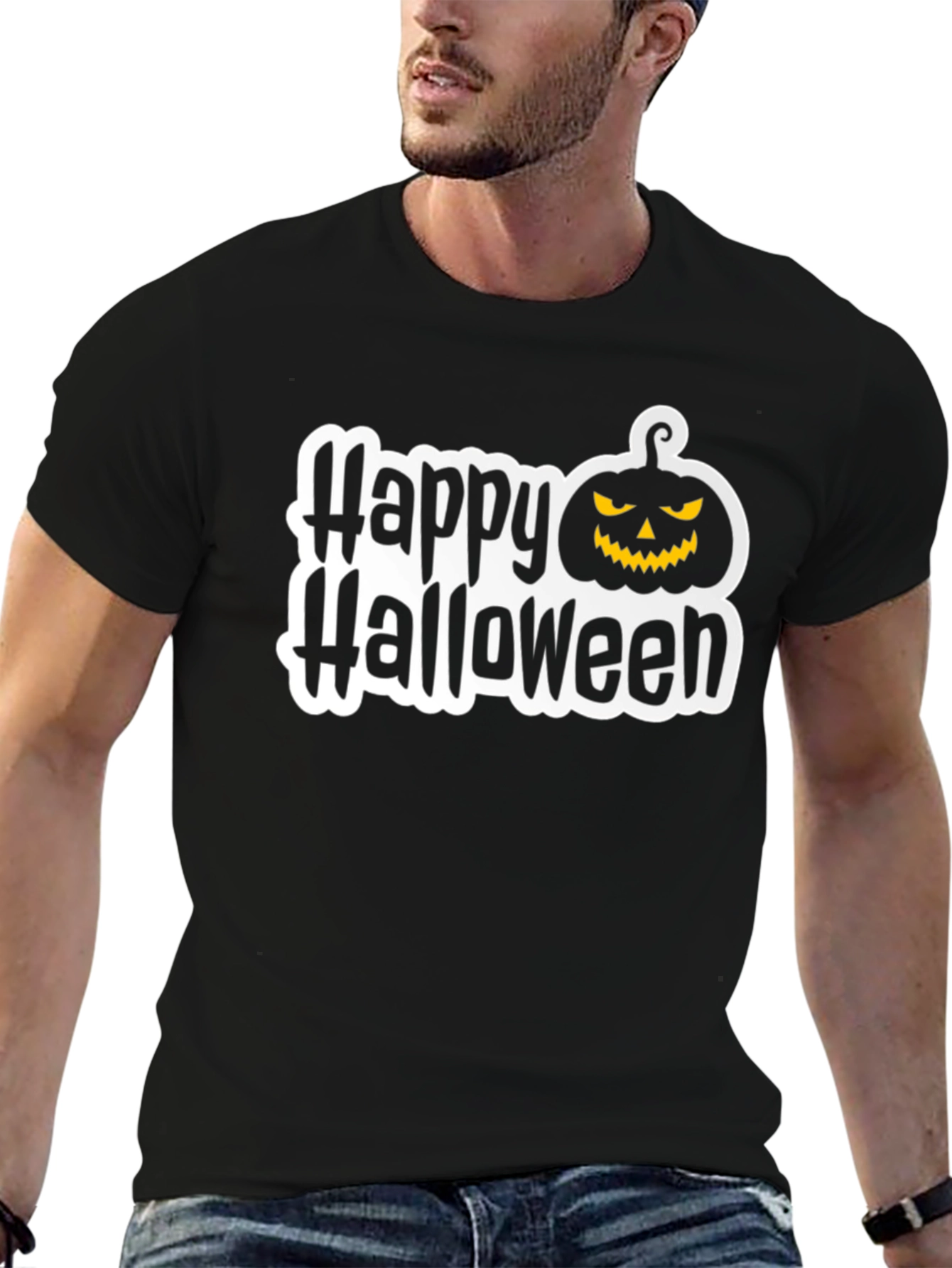Happy Halloween Graphic T-Shirt - Spooky Season
