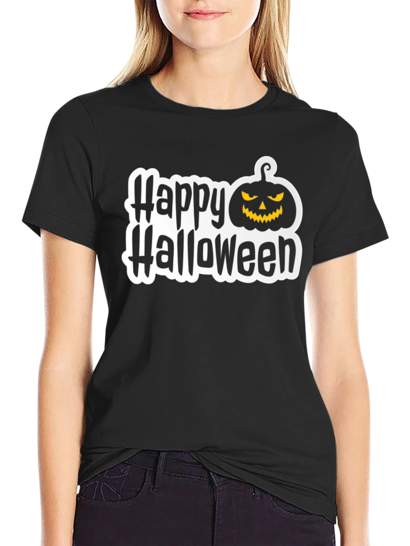 Happy Halloween Graphic T-Shirt - Spooky Season