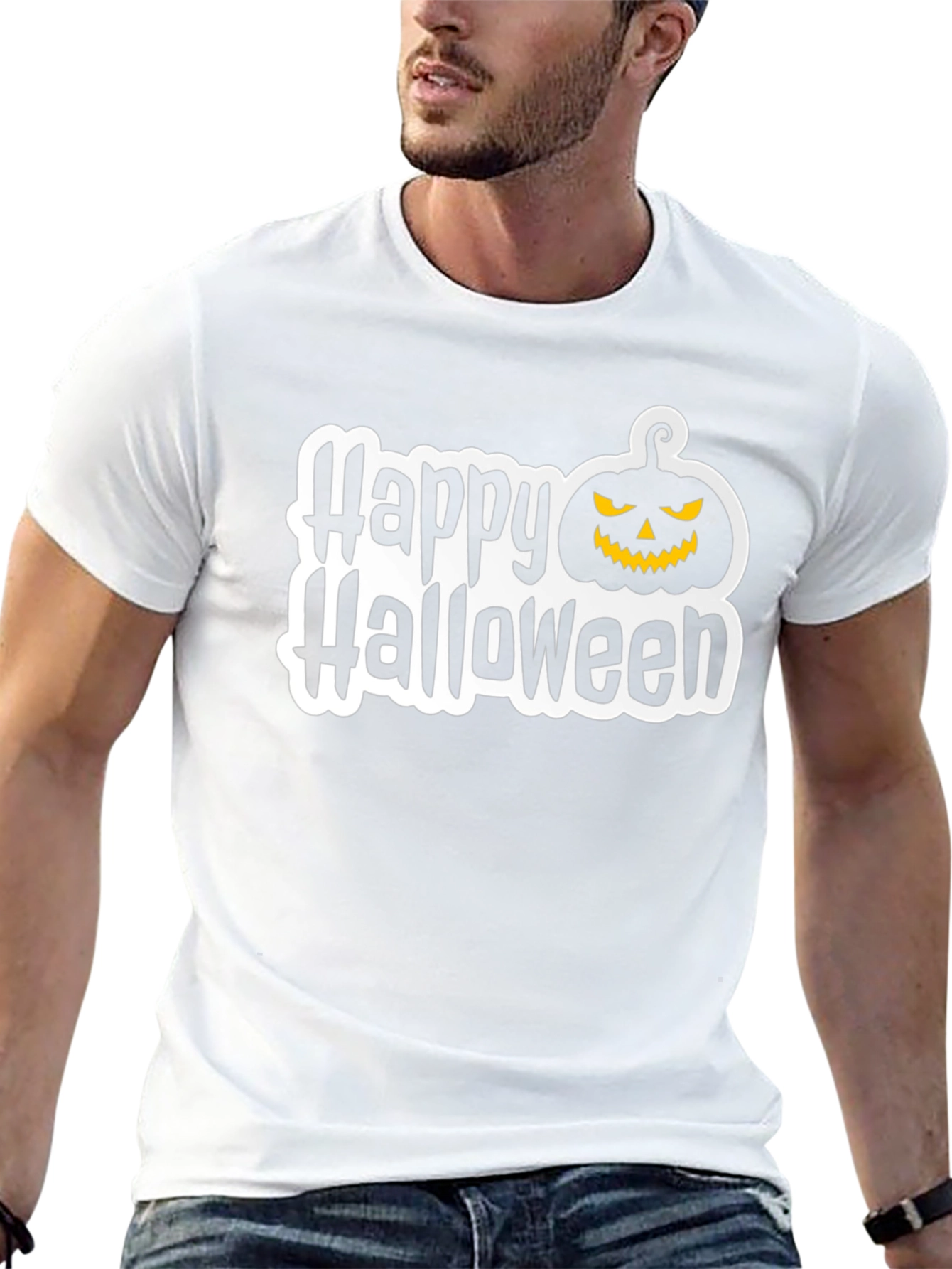 Happy Halloween Graphic T-Shirt - Spooky Season