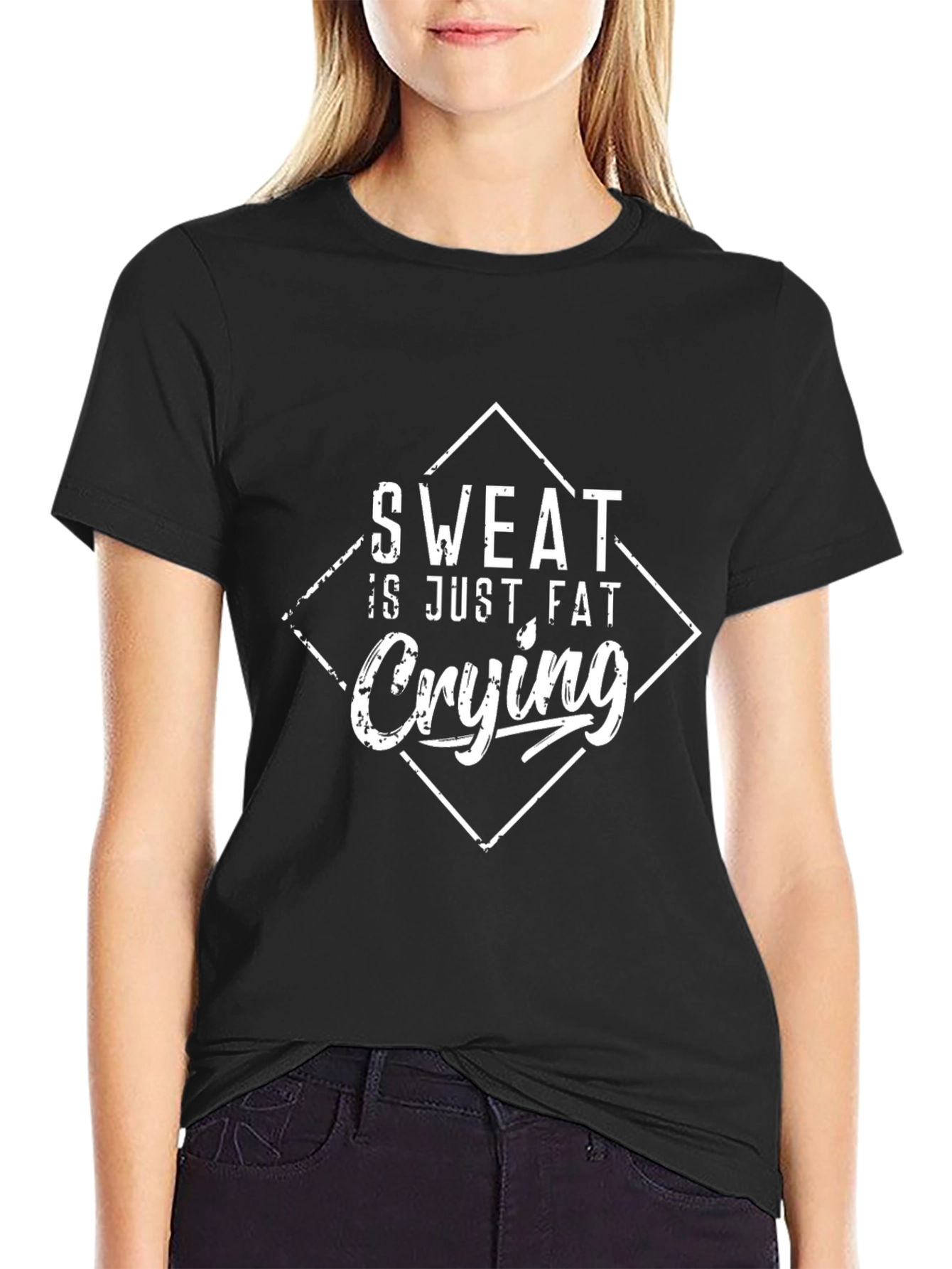 Sweat is Just Fat Crying Graphic Tee