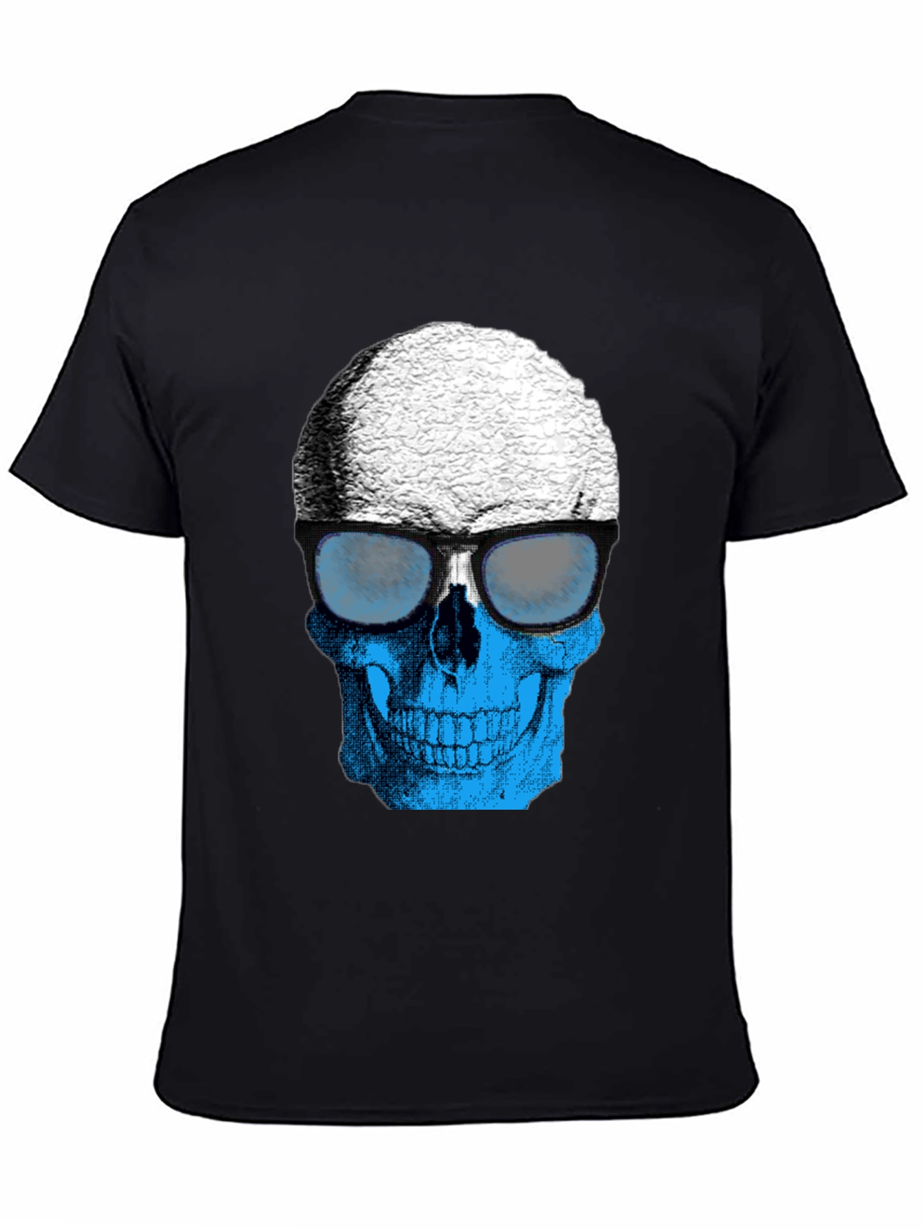 Skull with Sunglasses Graphic T-Shirt - Cool Style