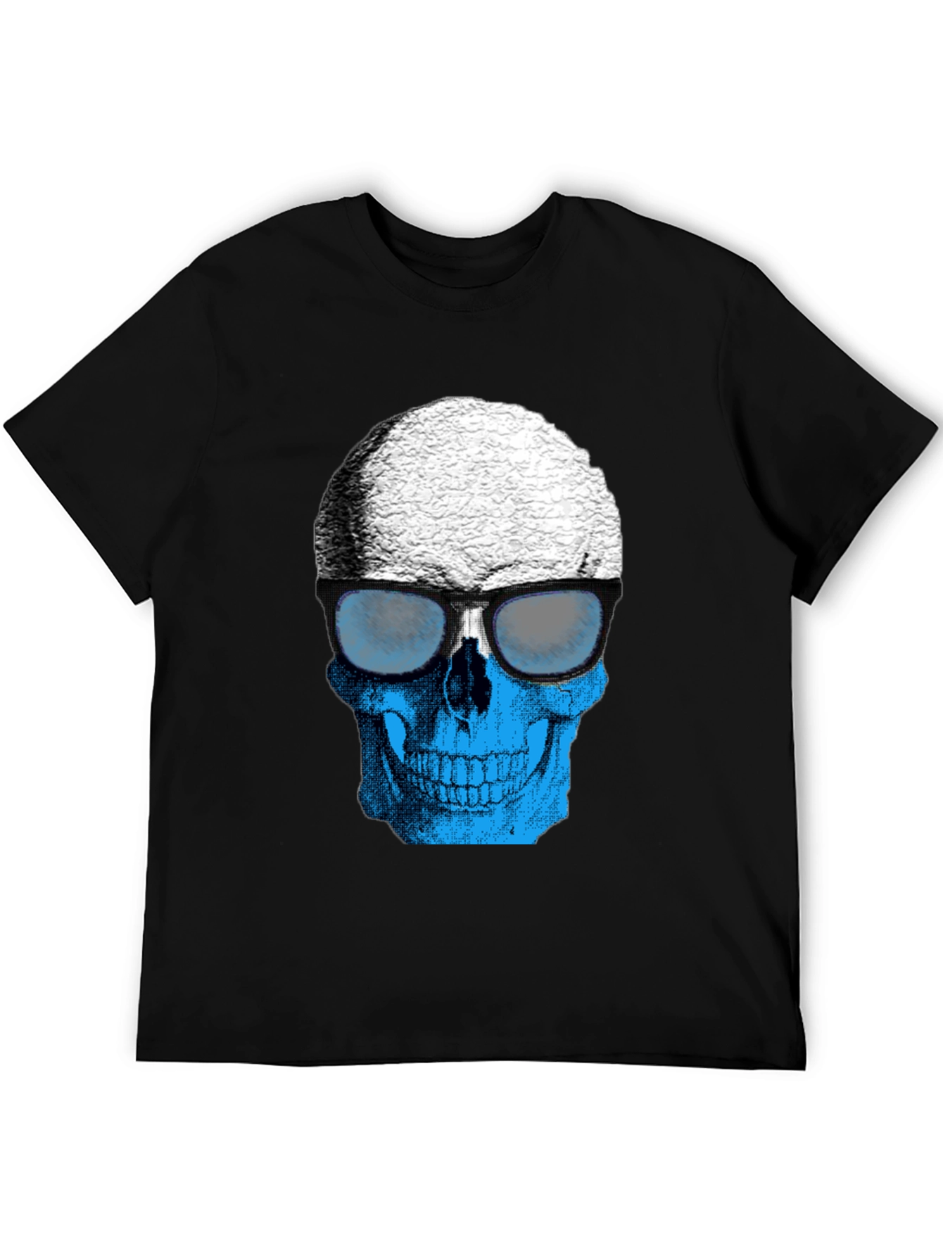 Skull with Sunglasses Graphic T-Shirt - Cool Style