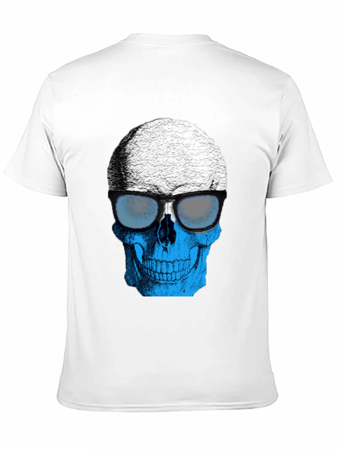 Skull with Sunglasses Graphic T-Shirt - Cool Style