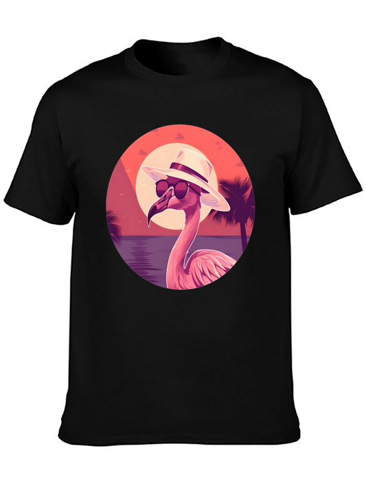 Tropical Flamingo T-Shirt - Summer Vibes