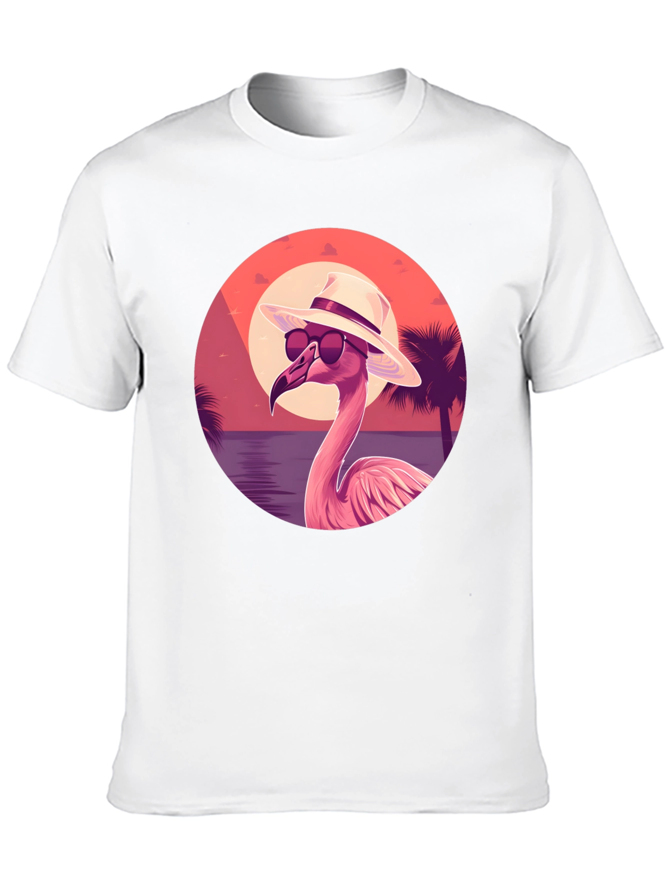 Tropical Flamingo T-Shirt - Summer Vibes