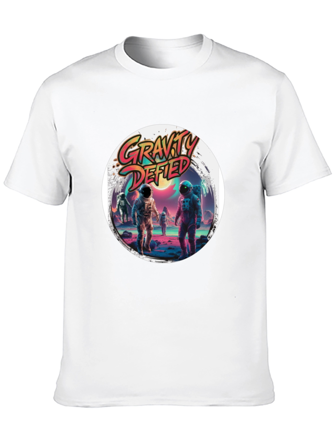 Gravity Defied Astronaut Graphic T-Shirt