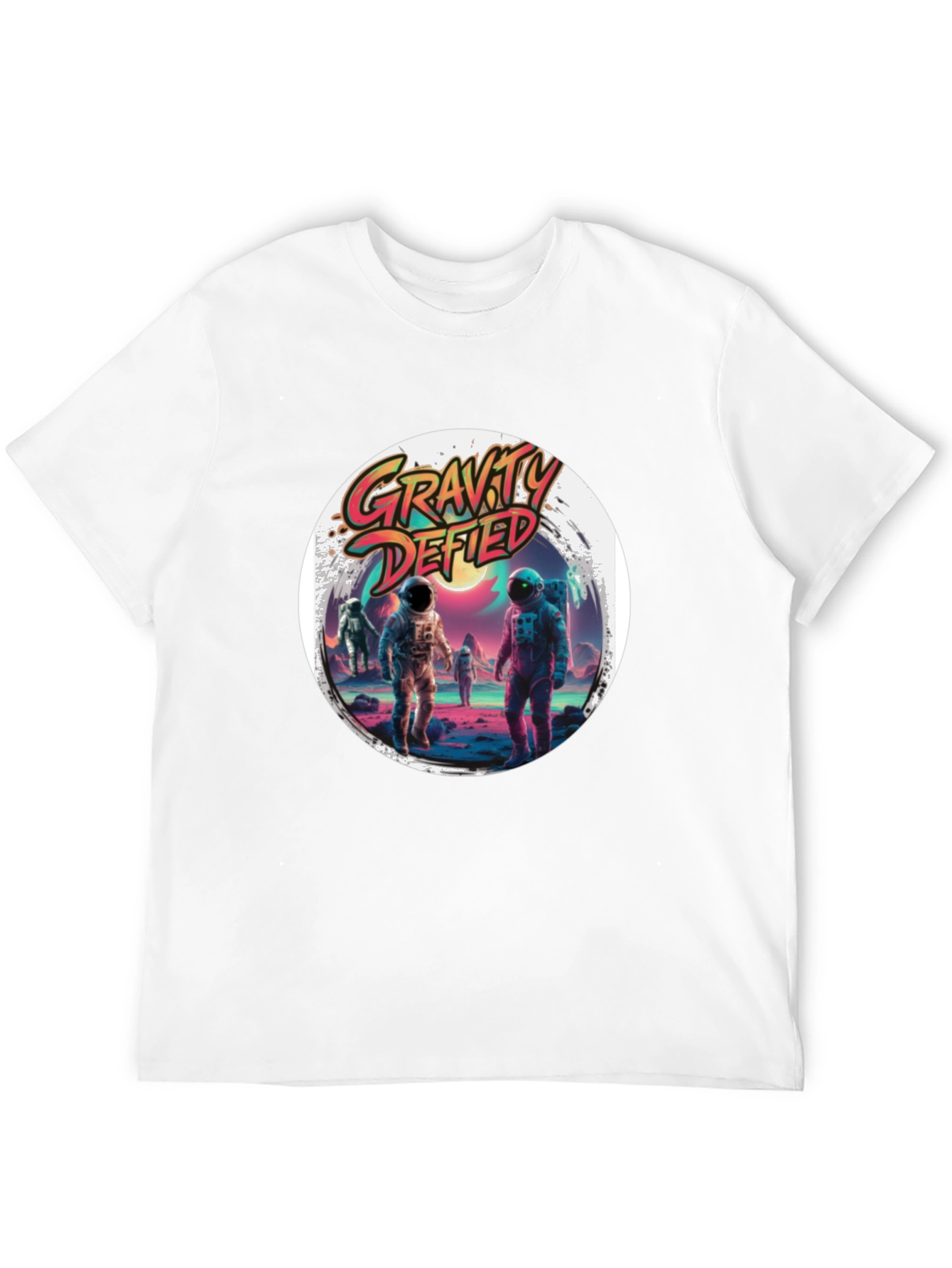 Gravity Defied Astronaut Graphic T-Shirt