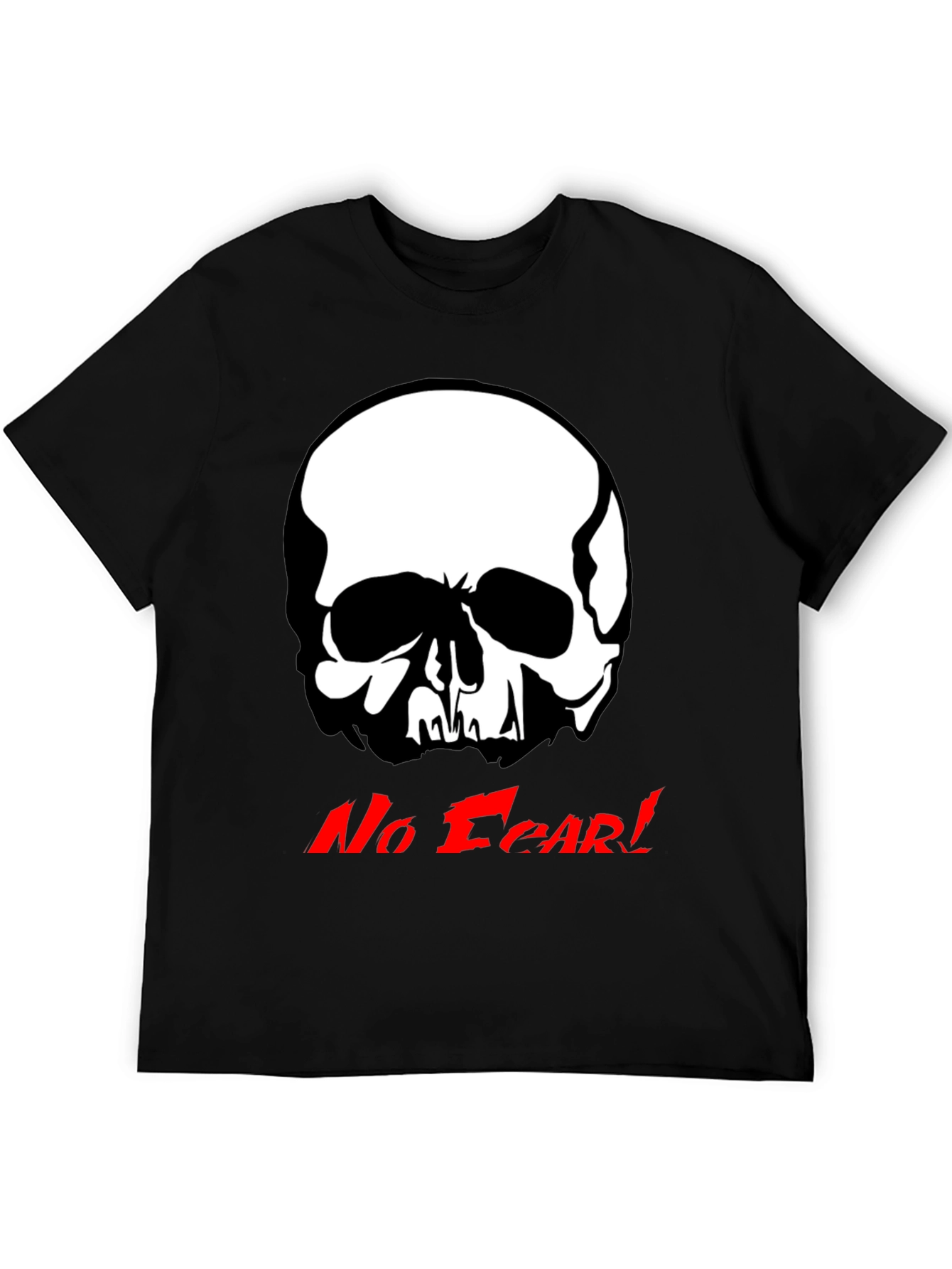 Edgy Skull Graphic Tee - No Fear!