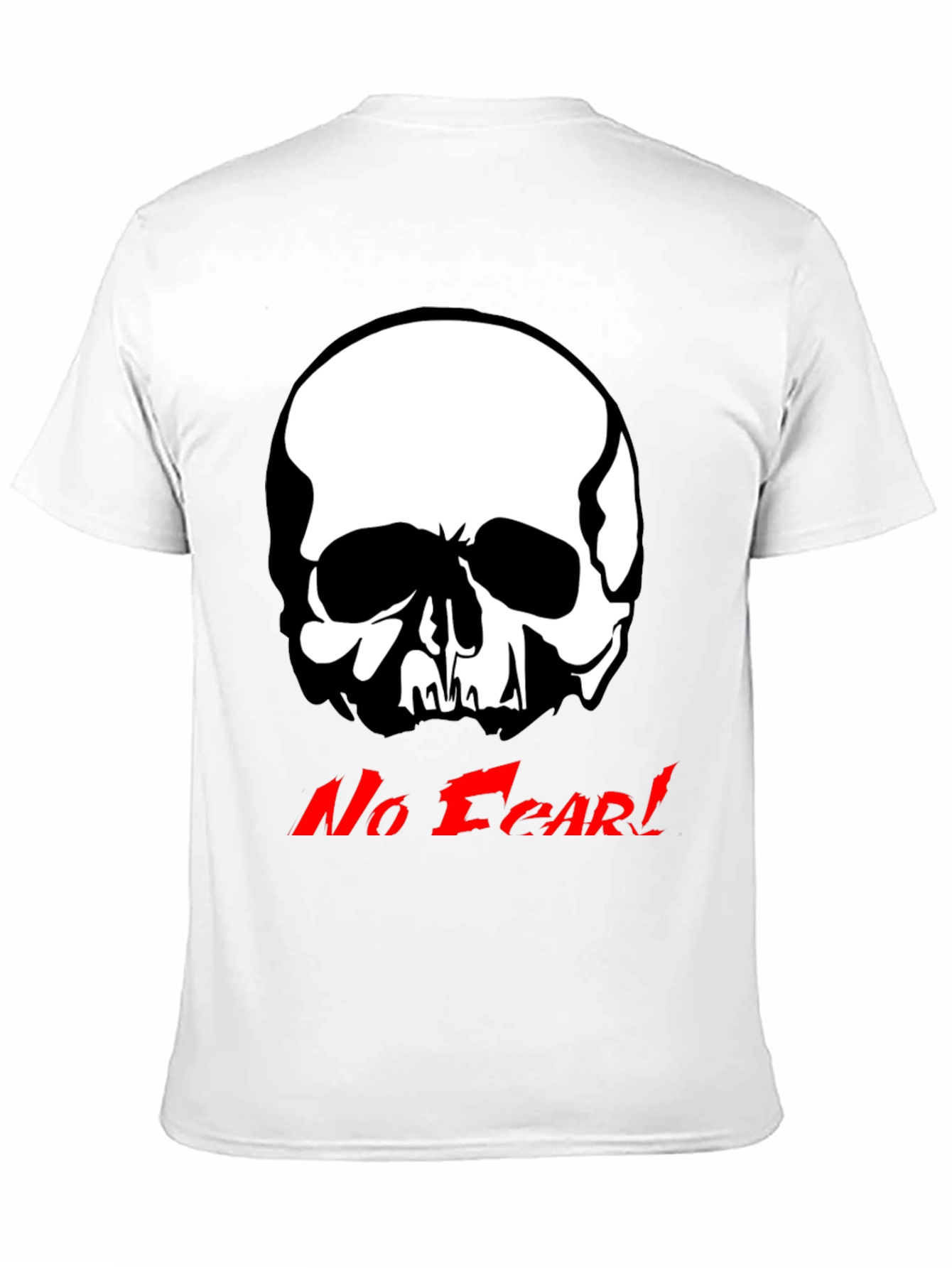 Edgy Skull Graphic Tee - No Fear!