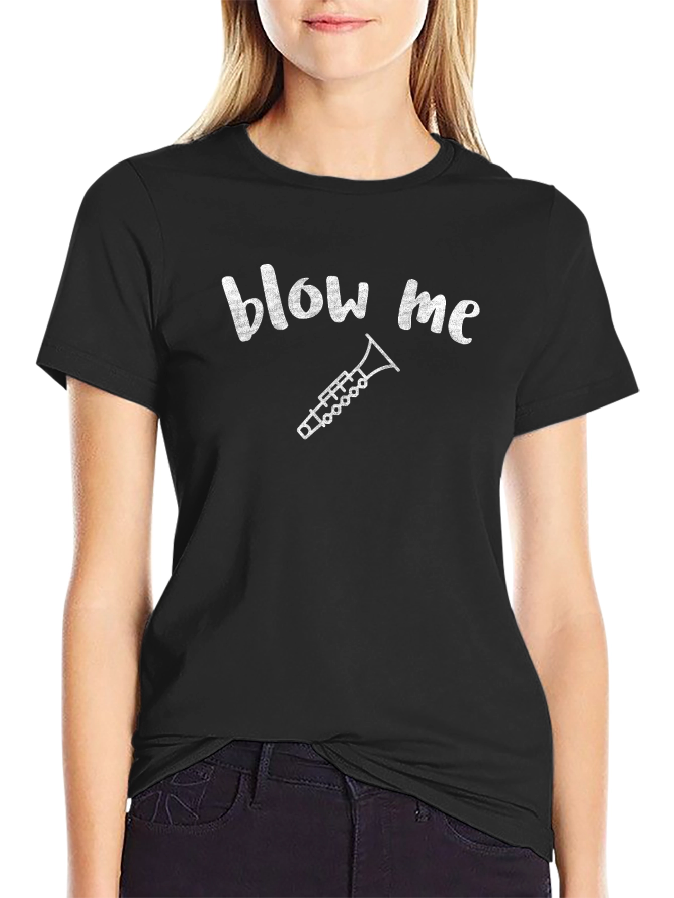 Blow Me Clarinet Funny Musician T-Shirt