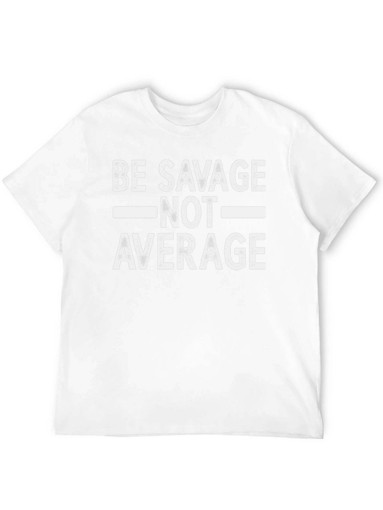 Be Savage Not Average Graphic Tee - Black