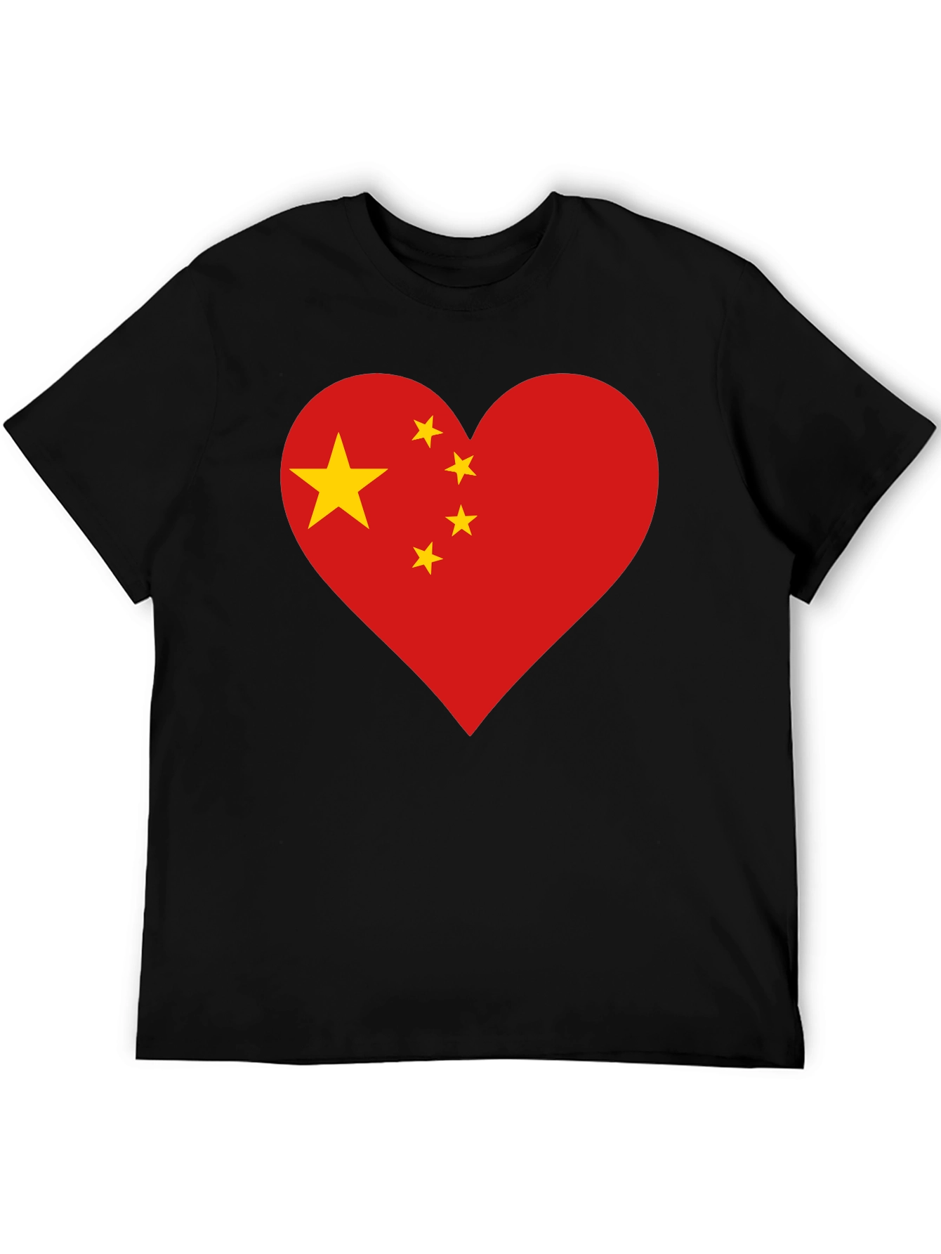 China Flag Heart T-Shirt