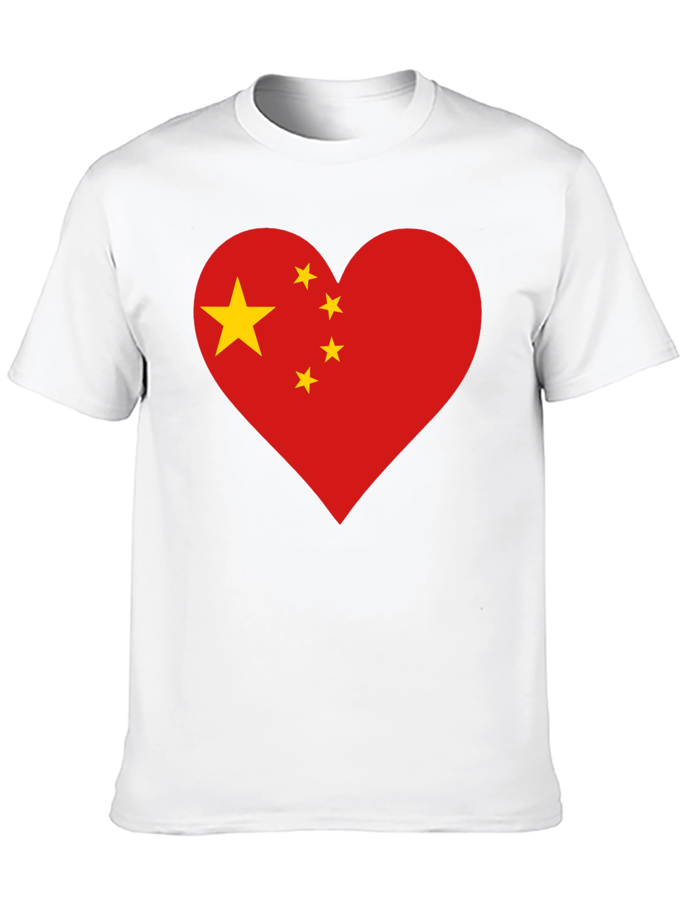 China Flag Heart T-Shirt