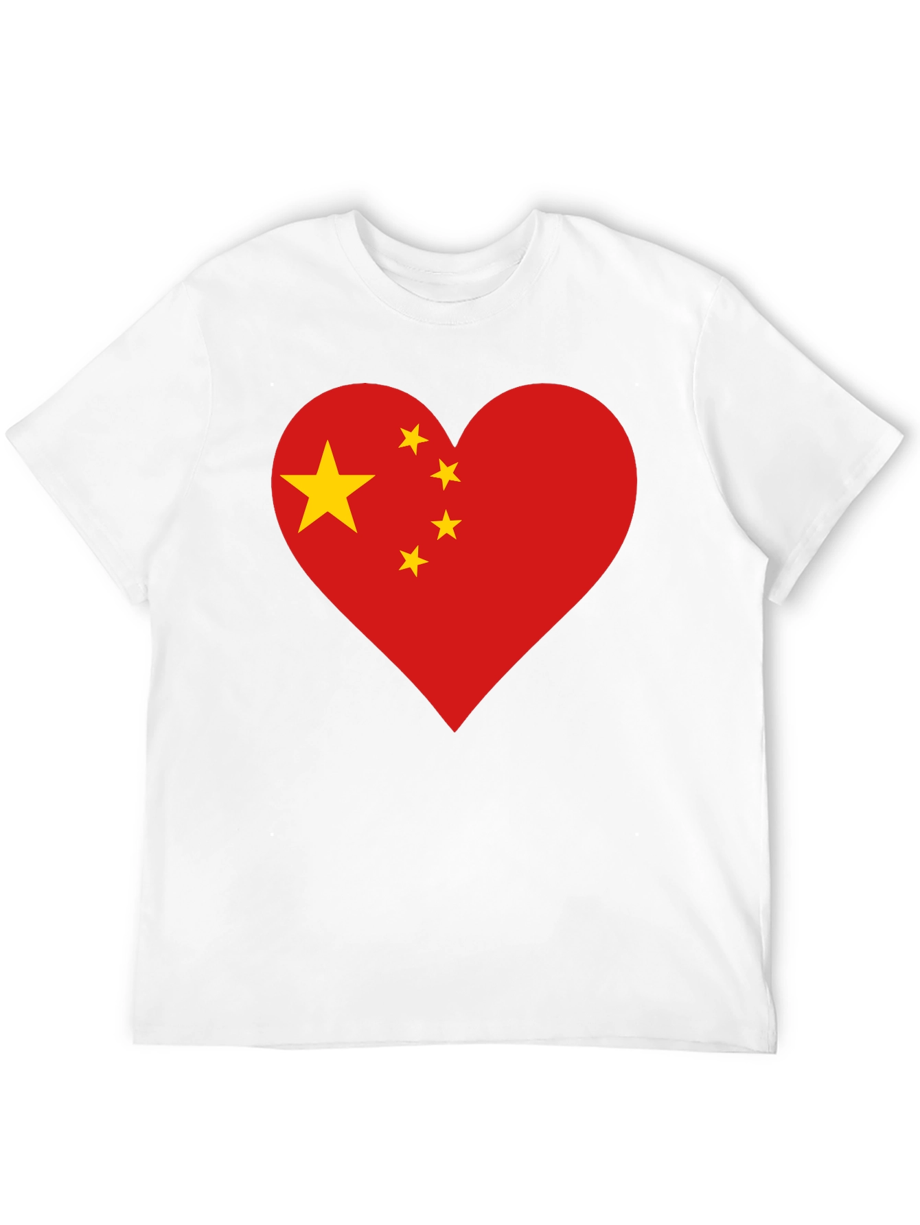 China Flag Heart T-Shirt