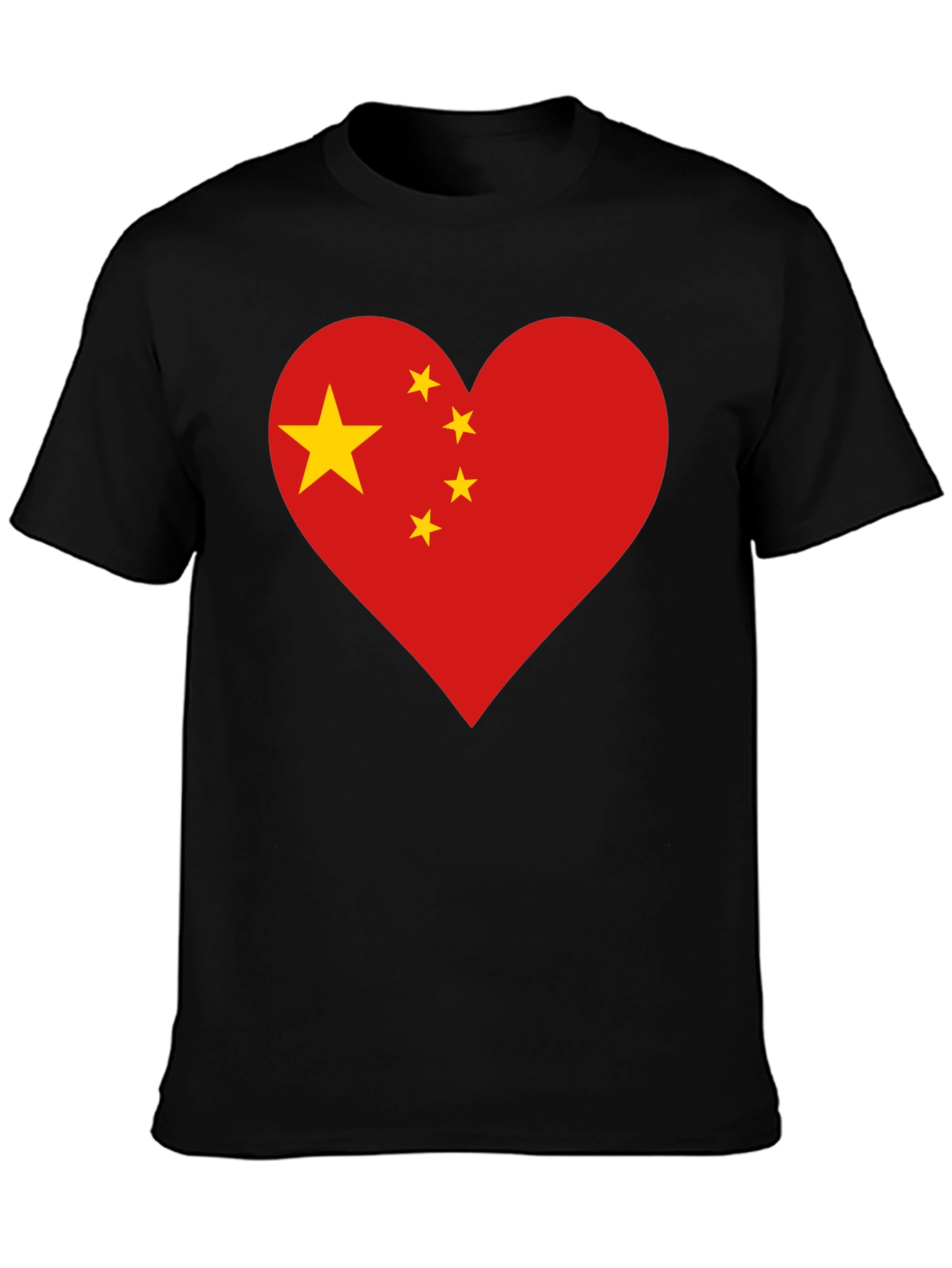 China Flag Heart T-Shirt