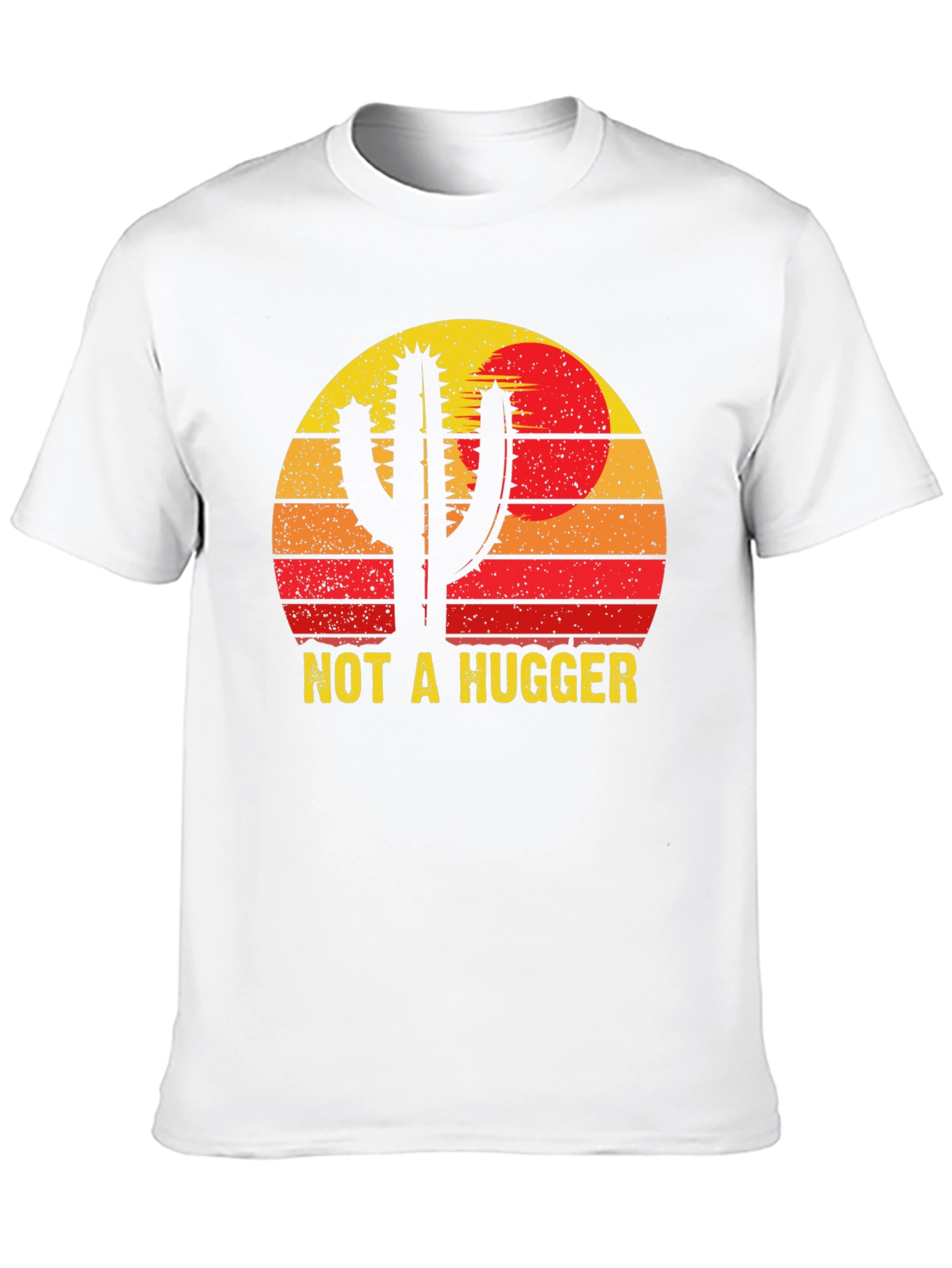 Not A Hugger Cactus Graphic Tee