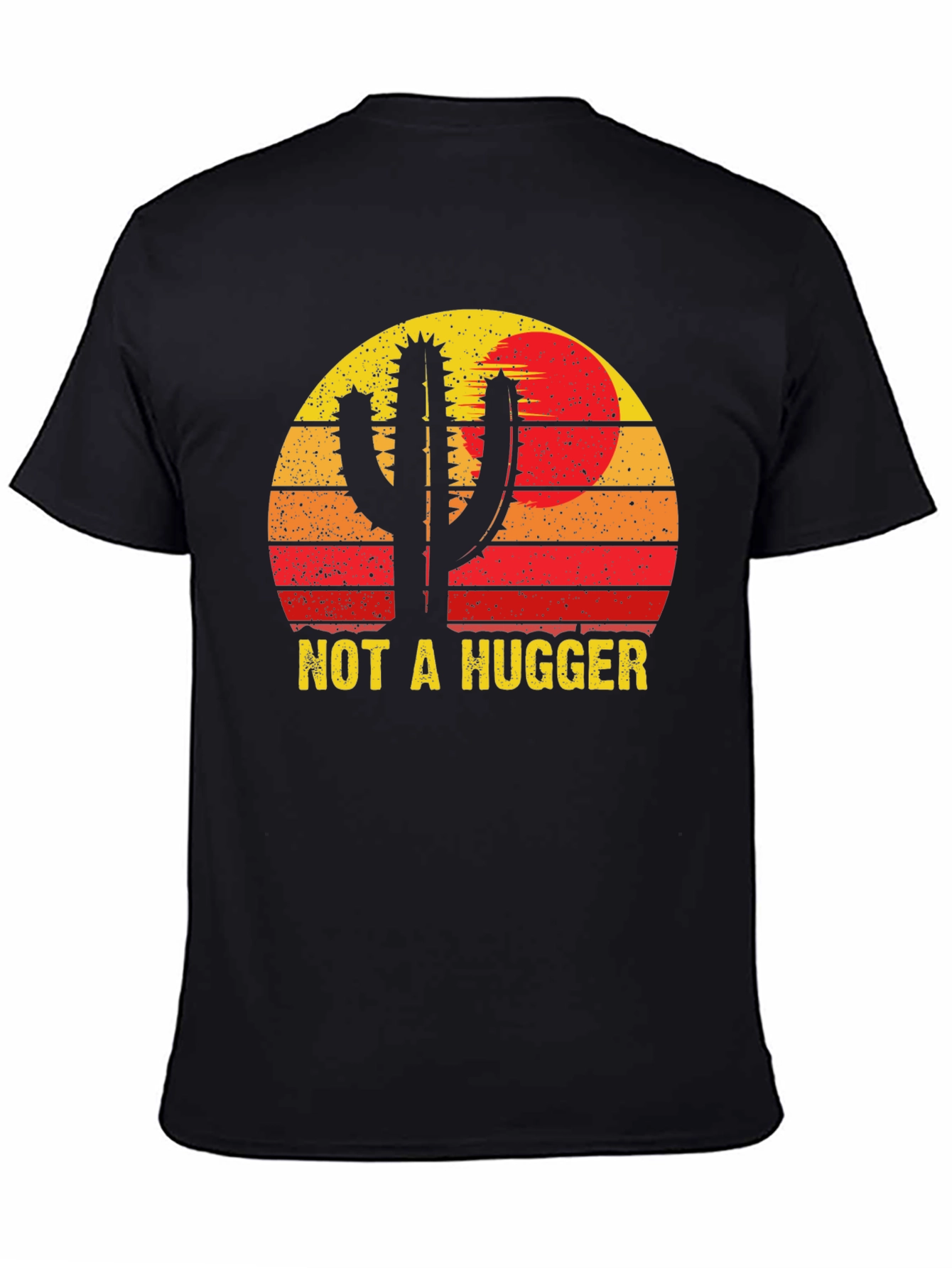 Not A Hugger Cactus Graphic Tee