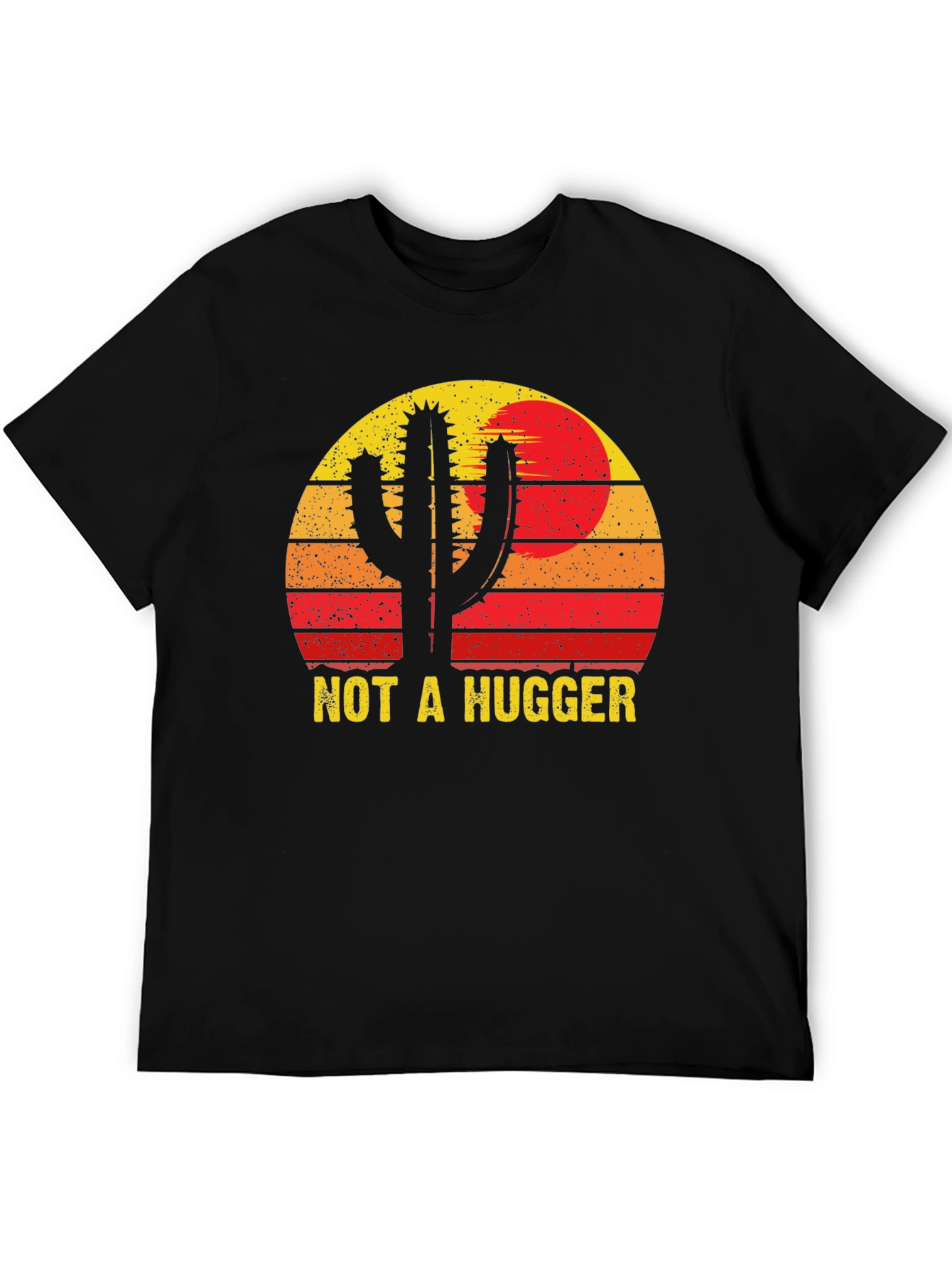 Not A Hugger Cactus Graphic Tee