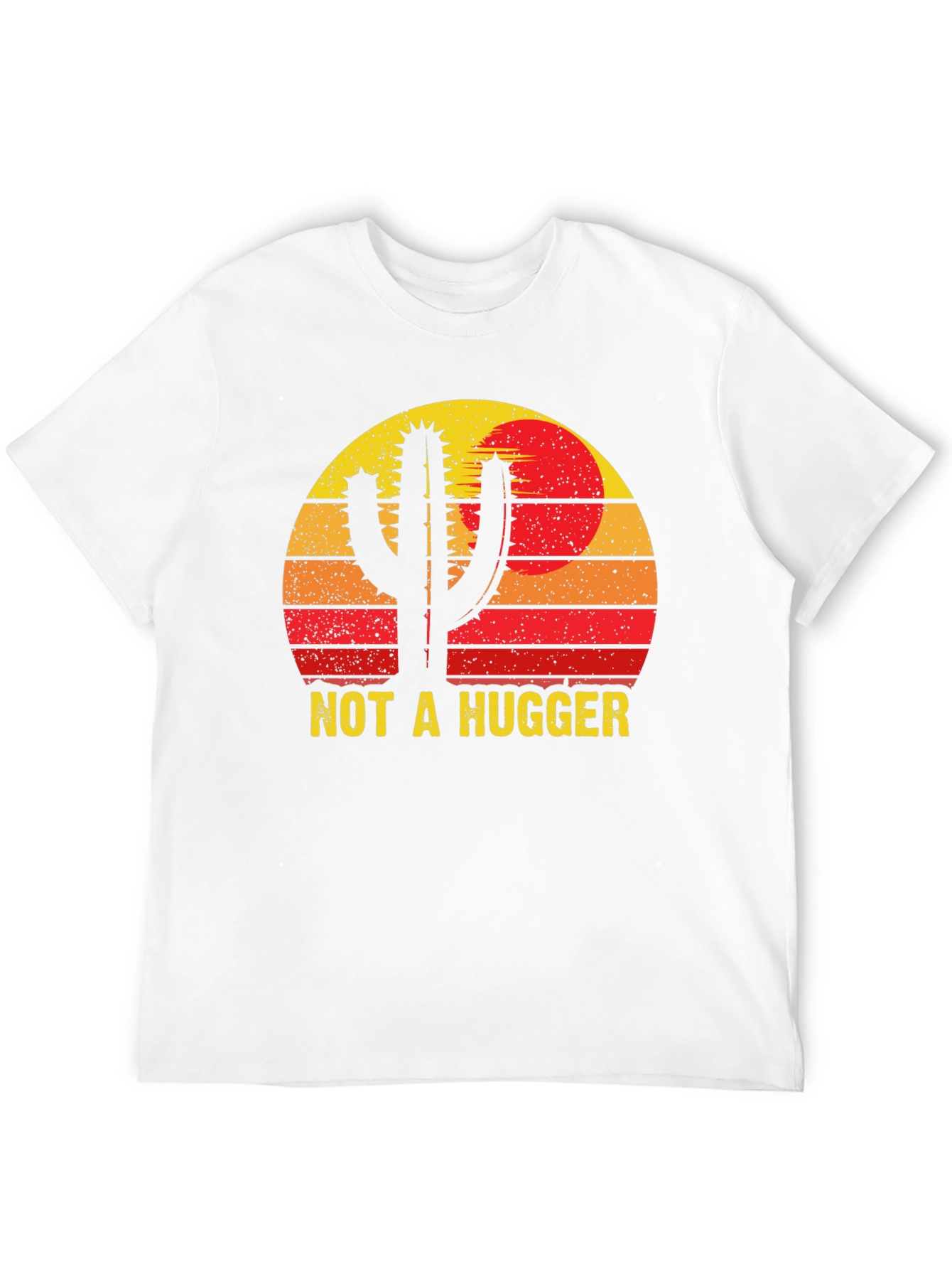 Not A Hugger Cactus Graphic Tee