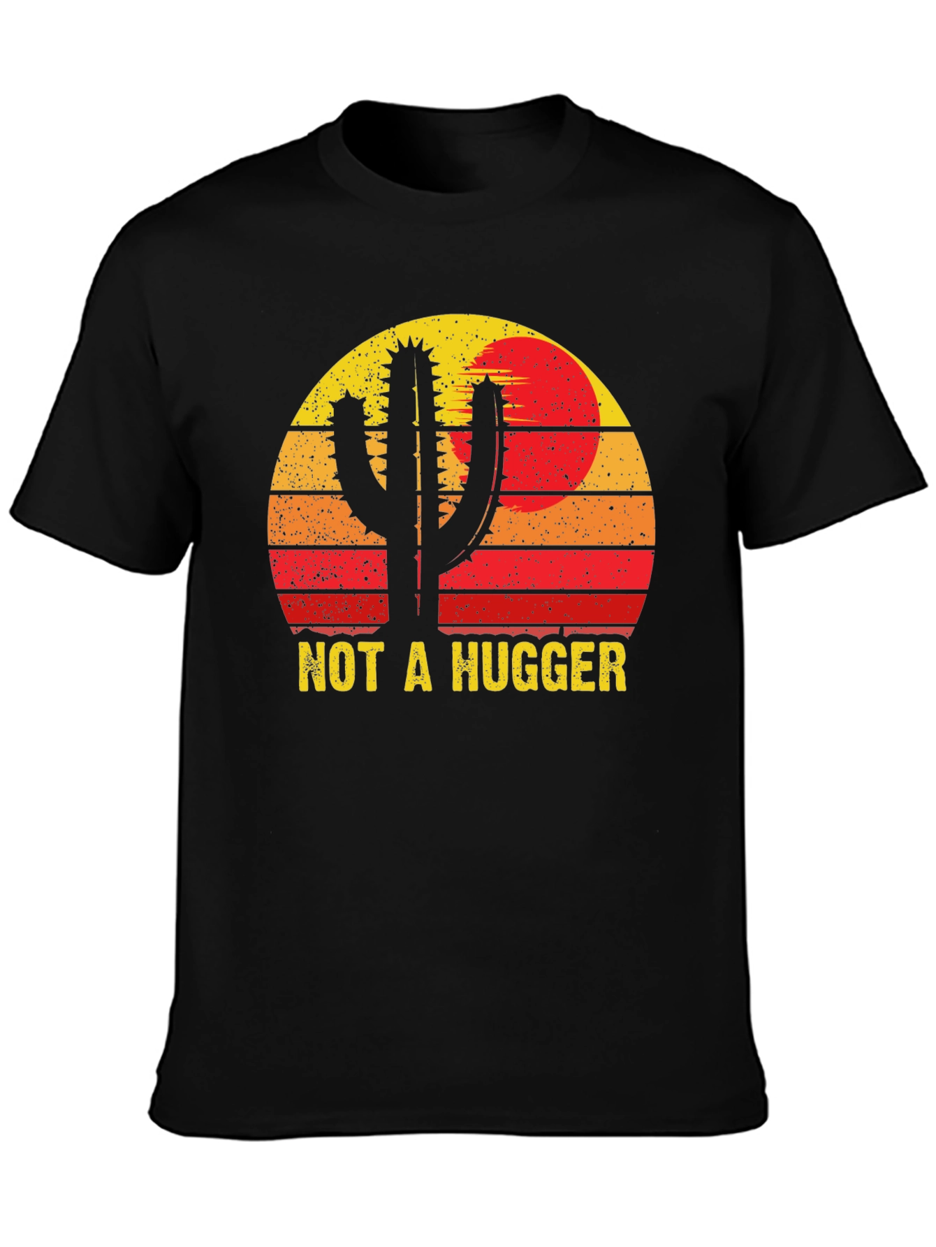 Not A Hugger Cactus Graphic Tee