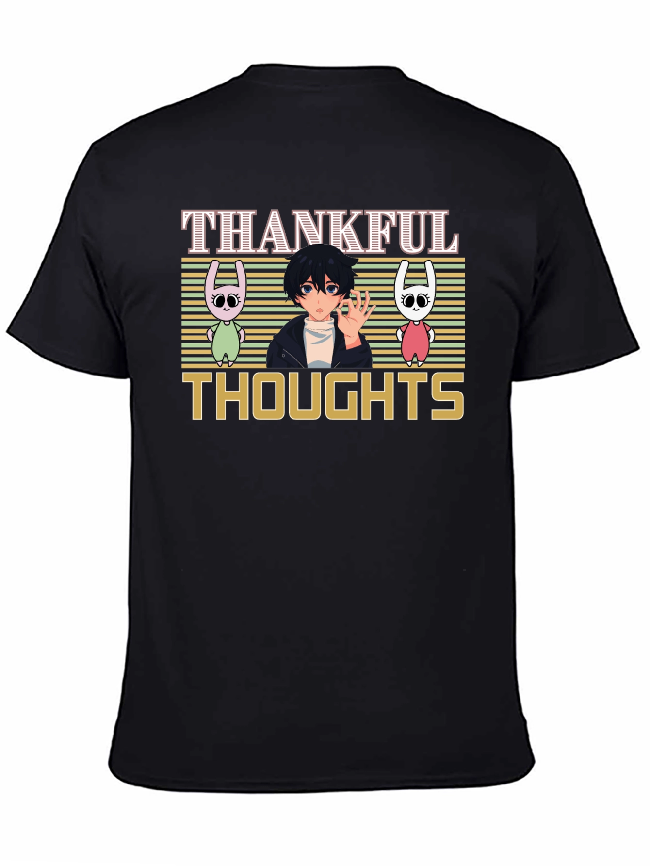 Thankful Thoughts Anime Graphic T-Shirt