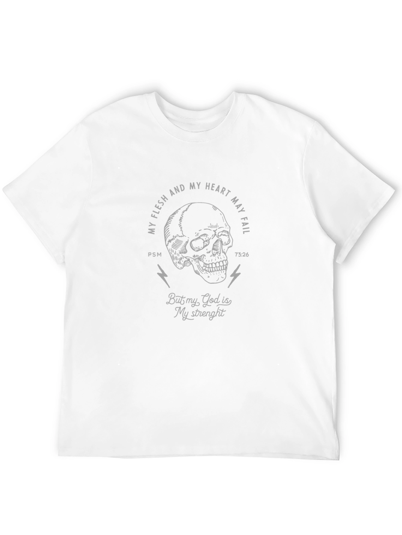 Skull Graphic T-Shirt - Christian Inspired Design