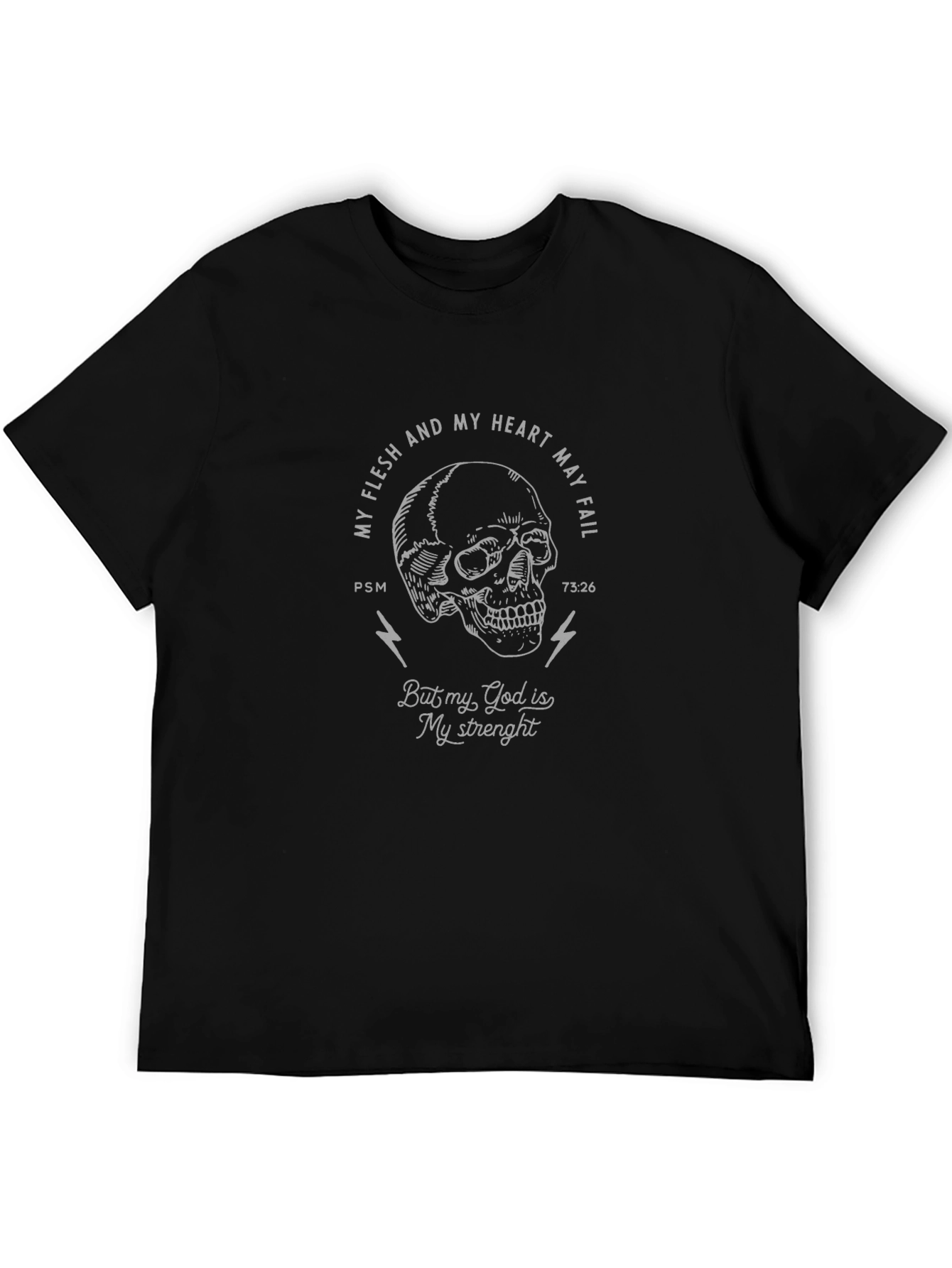 Skull Graphic T-Shirt - Christian Inspired Design
