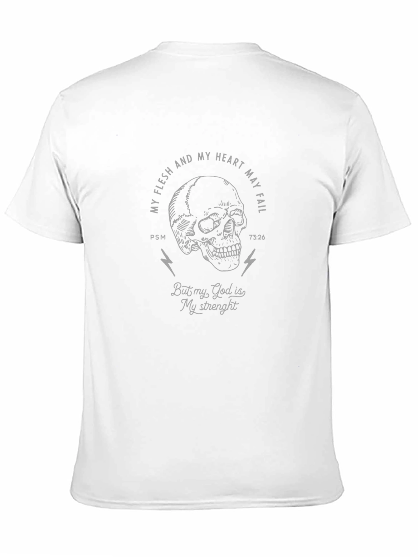 Skull Graphic T-Shirt - Christian Inspired Design