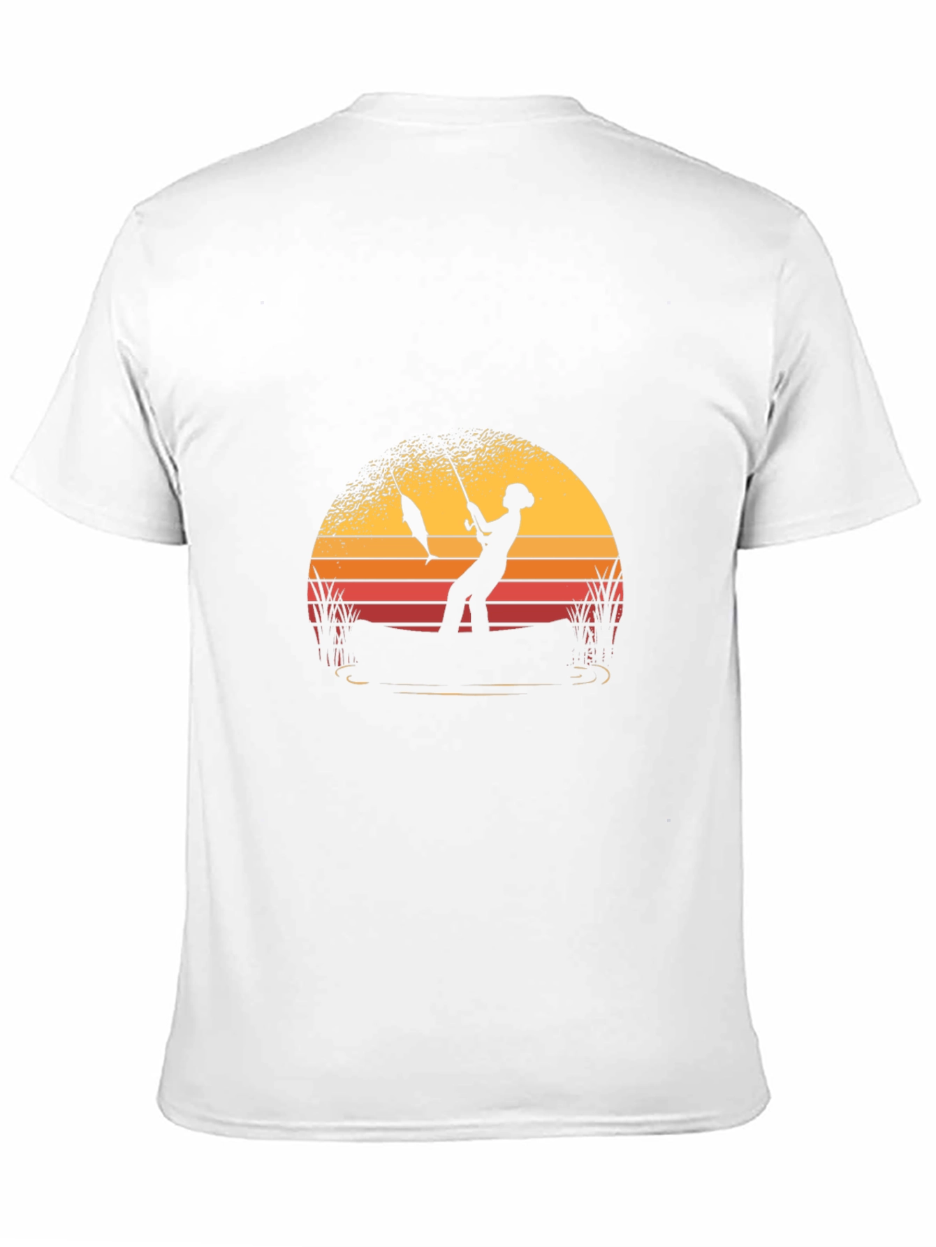 Fishing Silhouette Graphic Tee