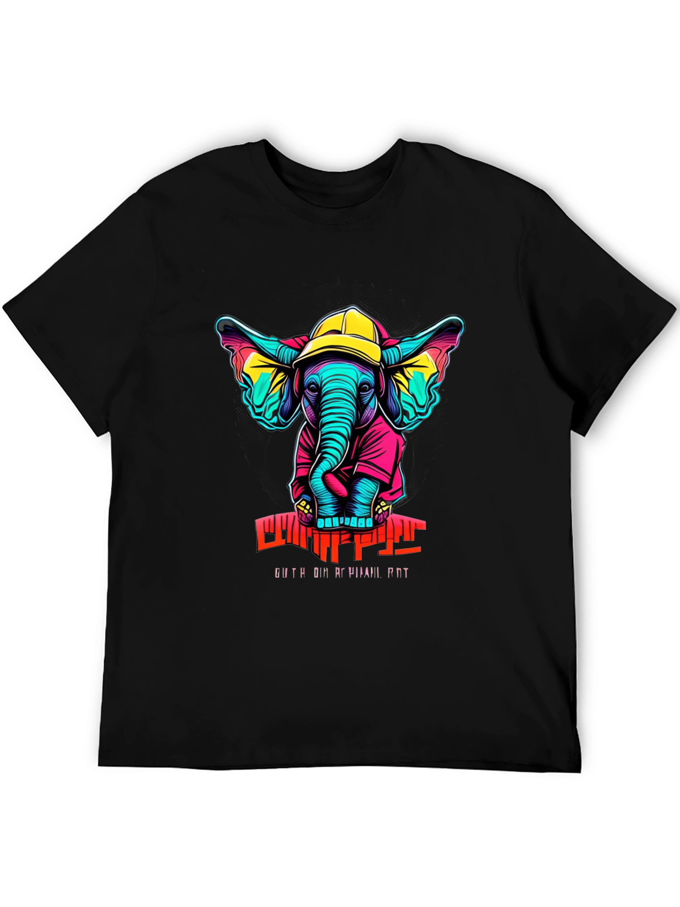 Funky Elephant Graphic Tee
