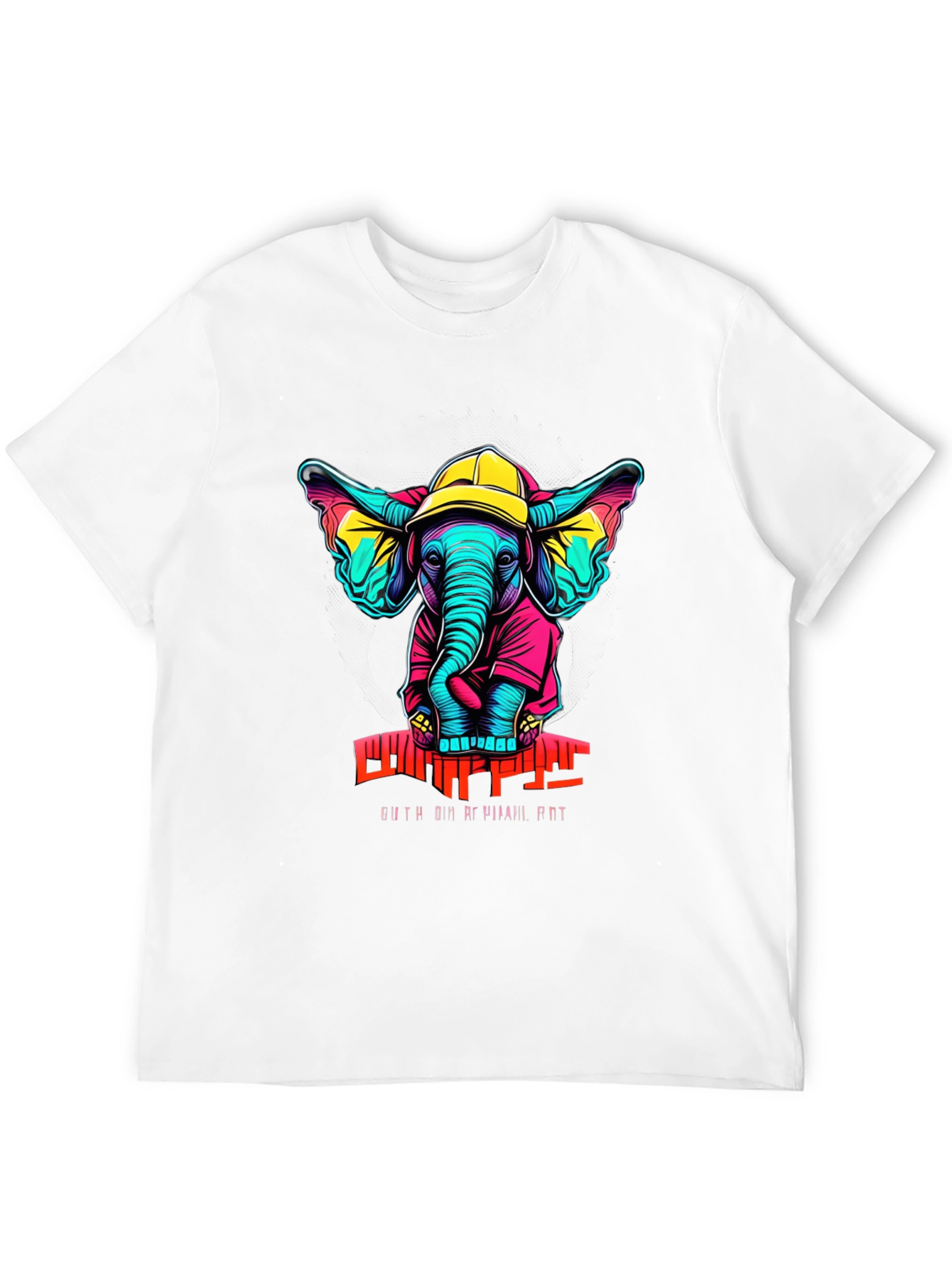 Funky Elephant Graphic Tee