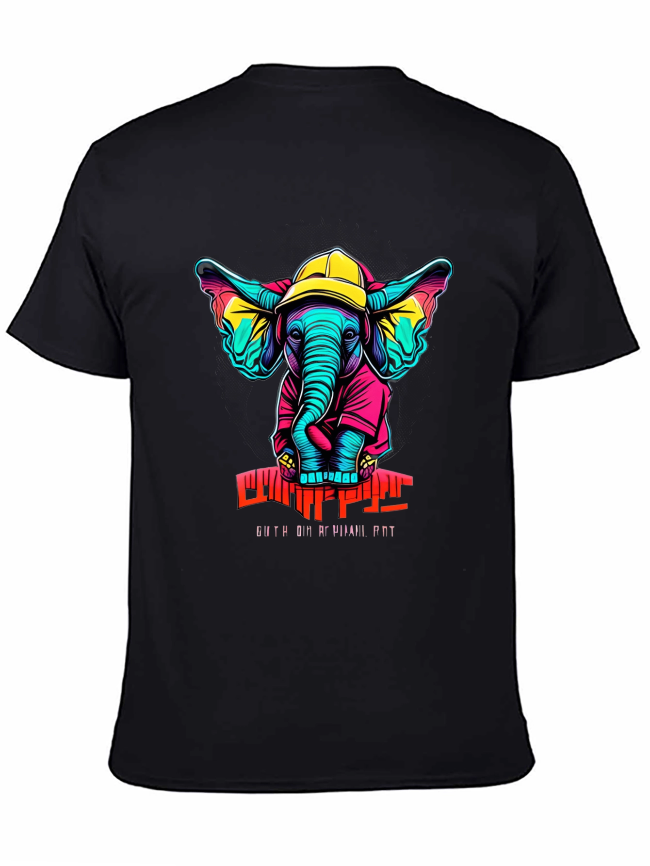 Funky Elephant Graphic Tee