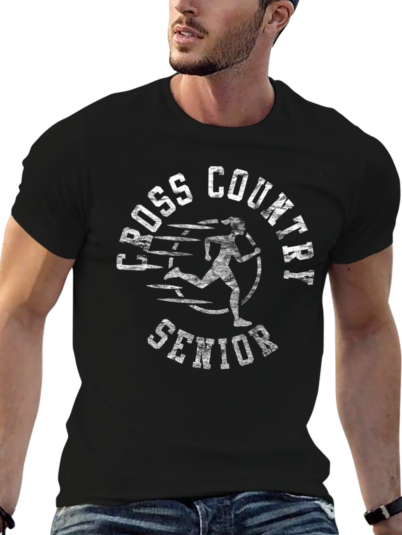 Cross Country Senior Black T-Shirt