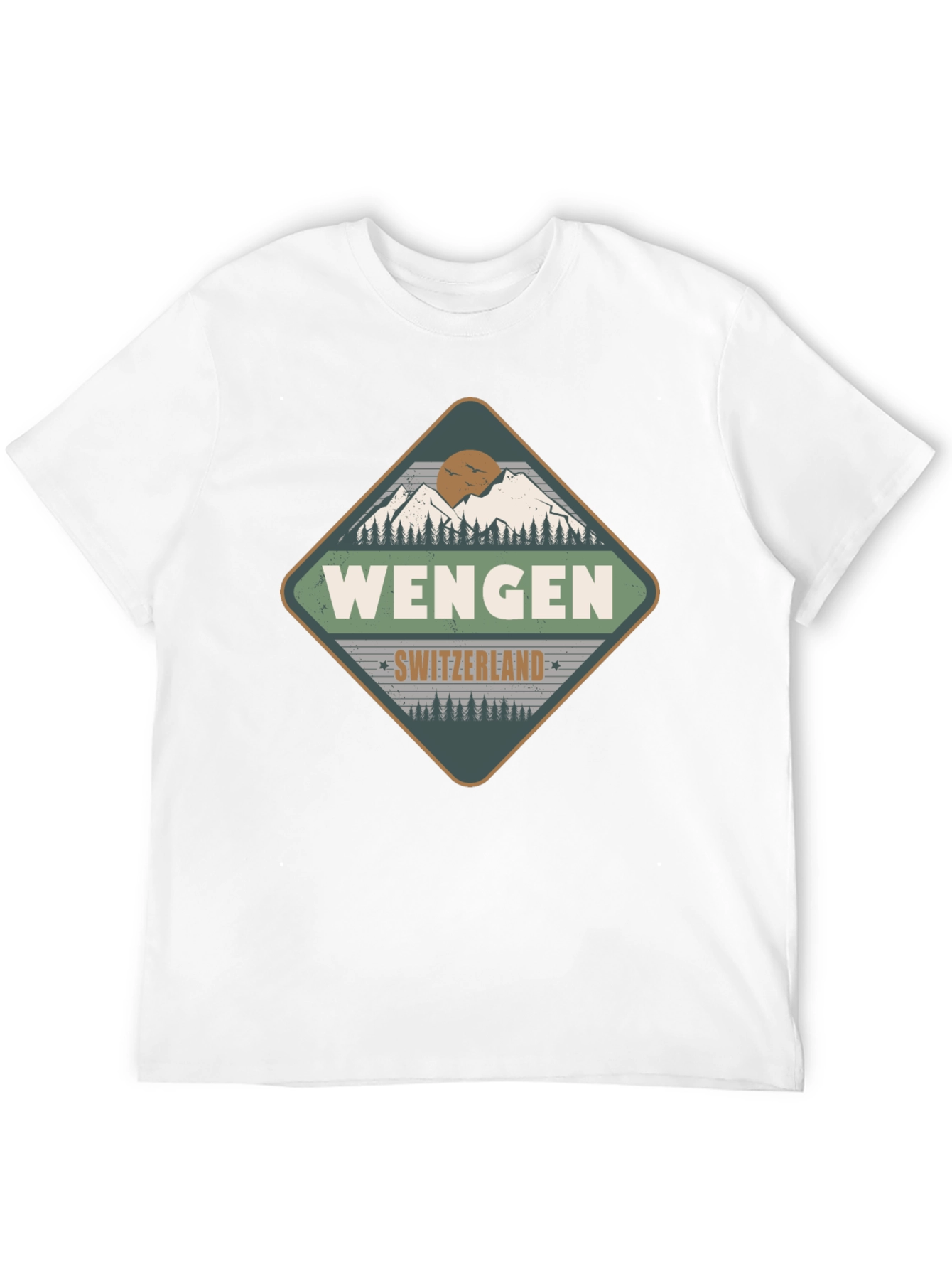 Wengen Switzerland Mountain T-Shirt