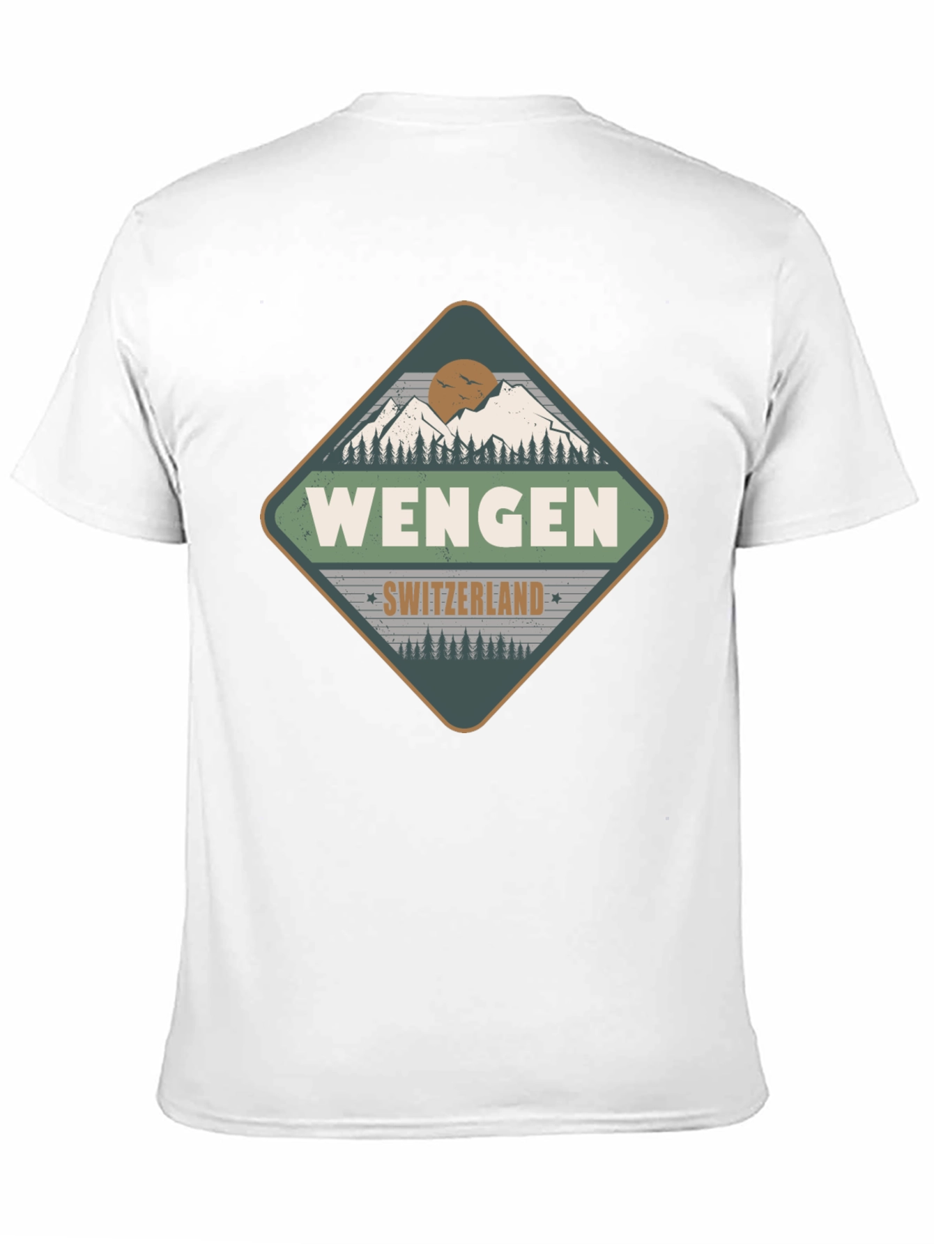 Wengen Switzerland Mountain T-Shirt